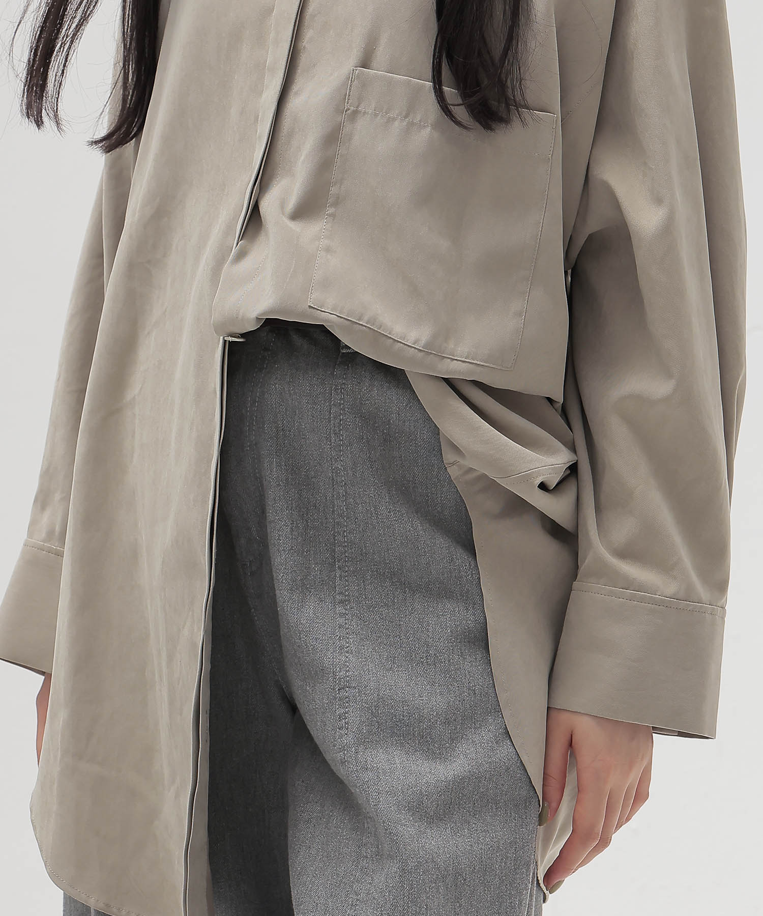 peach big shirt
