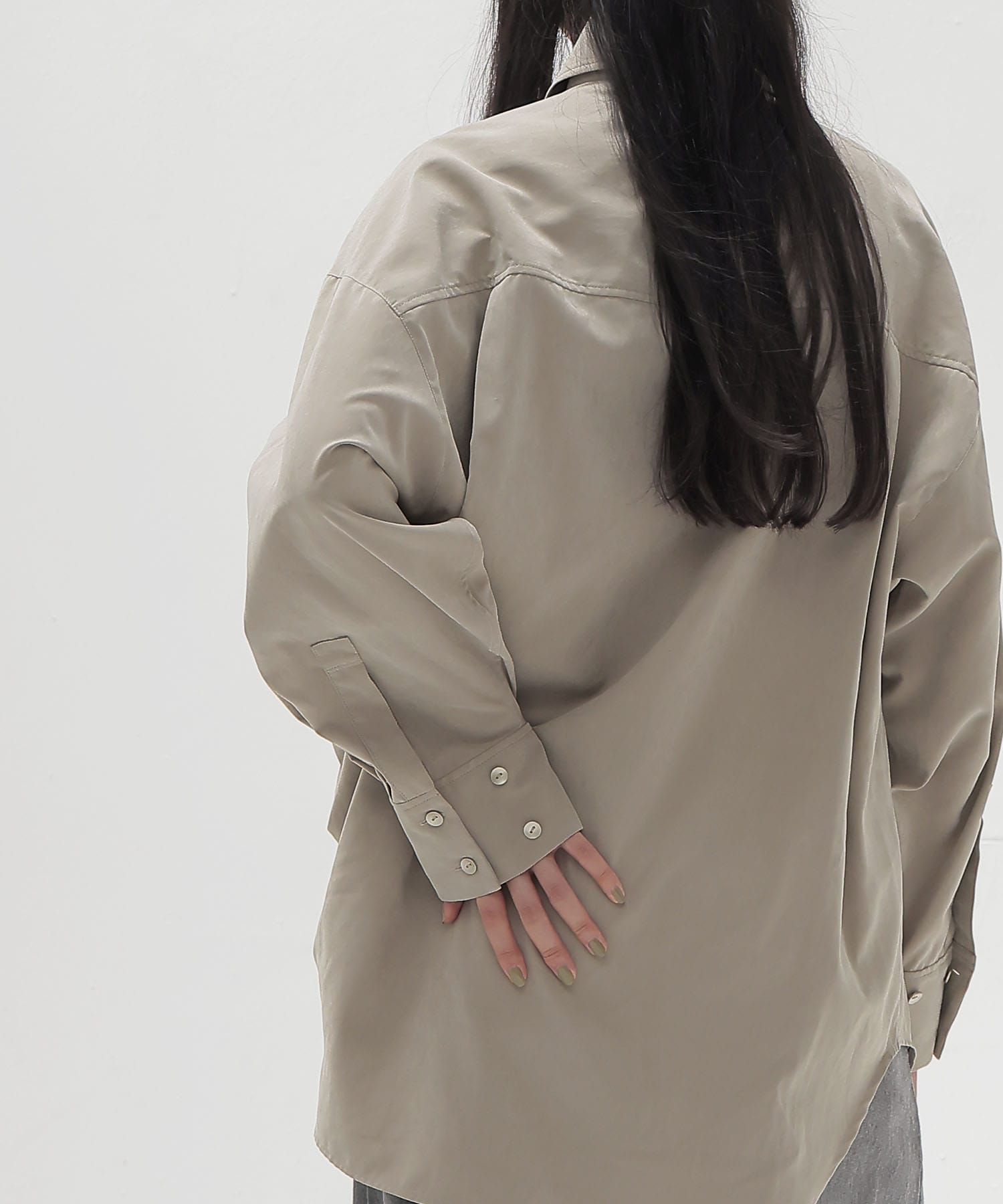 peach big shirt