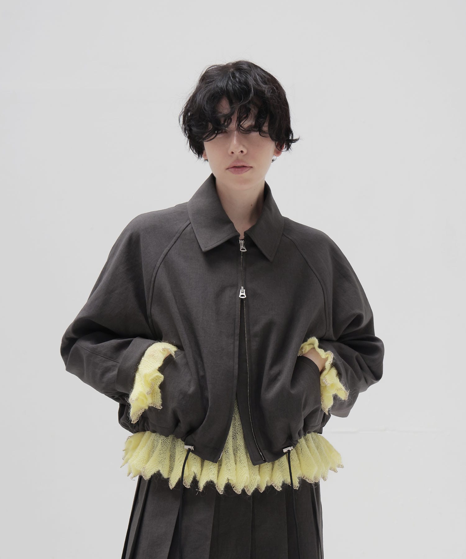 dry touch raglansleeve blouson