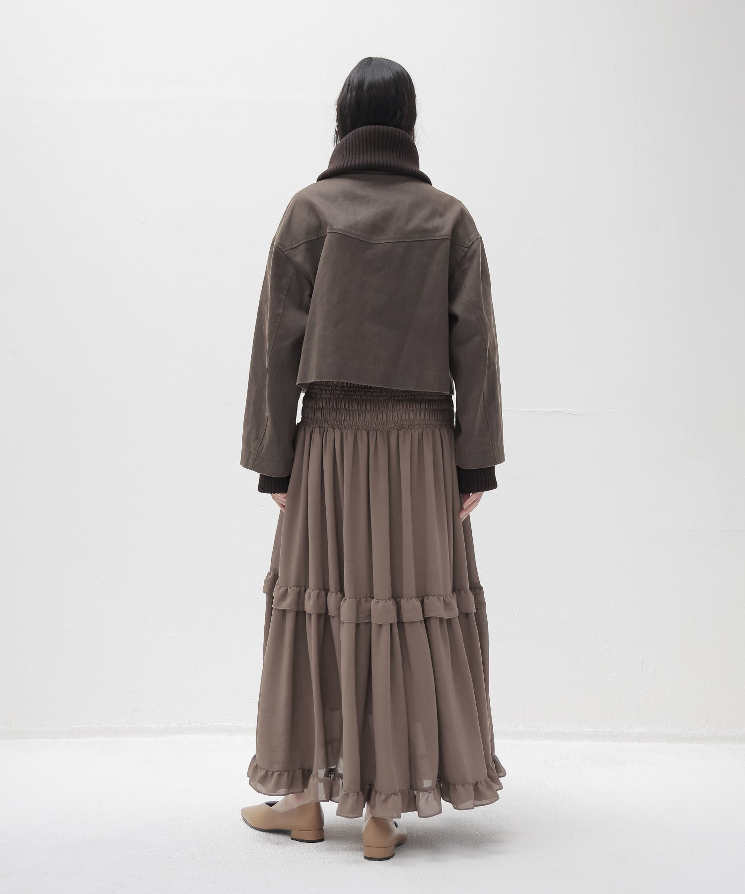 crack vintage short blouson