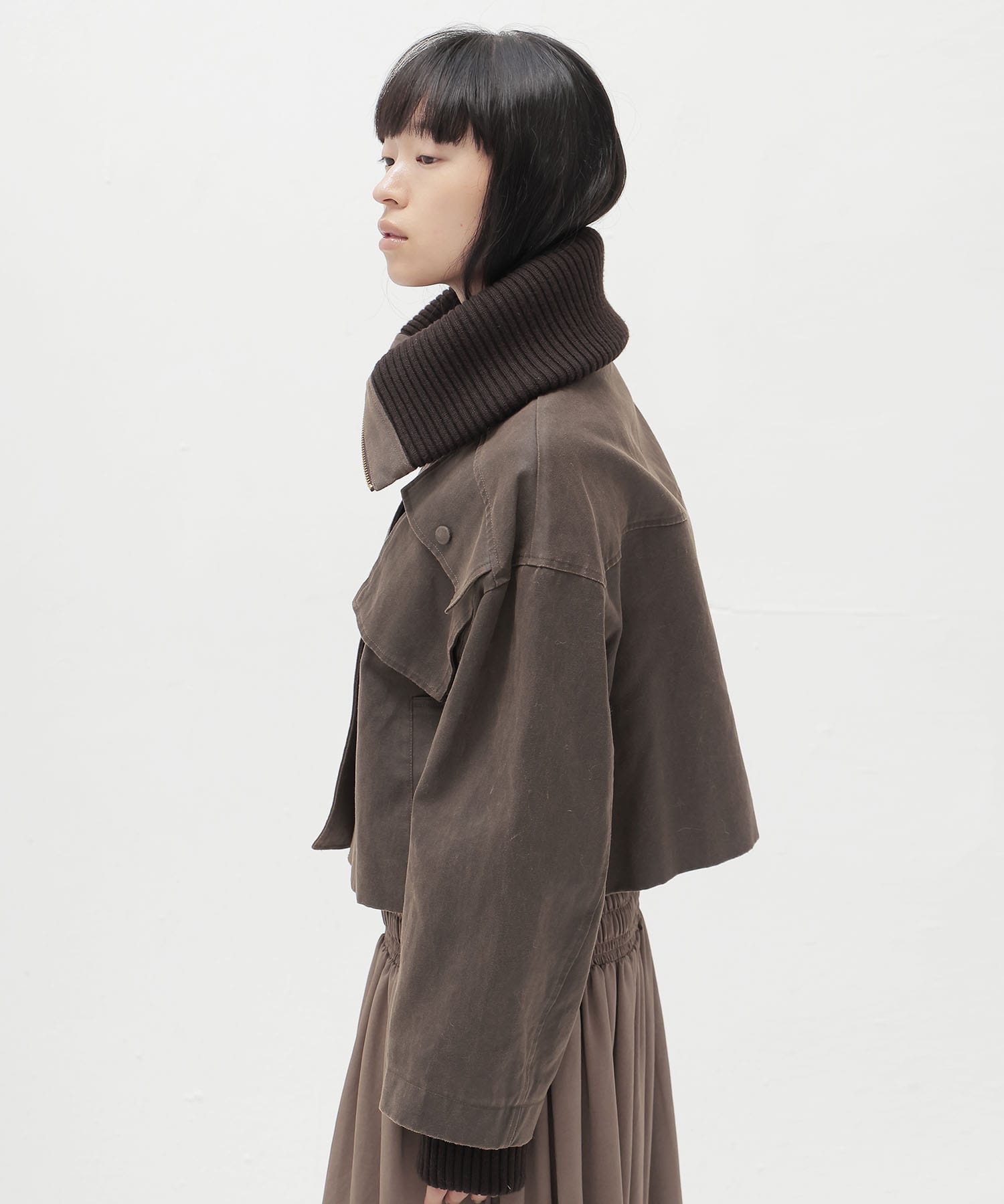 crack vintage short blouson