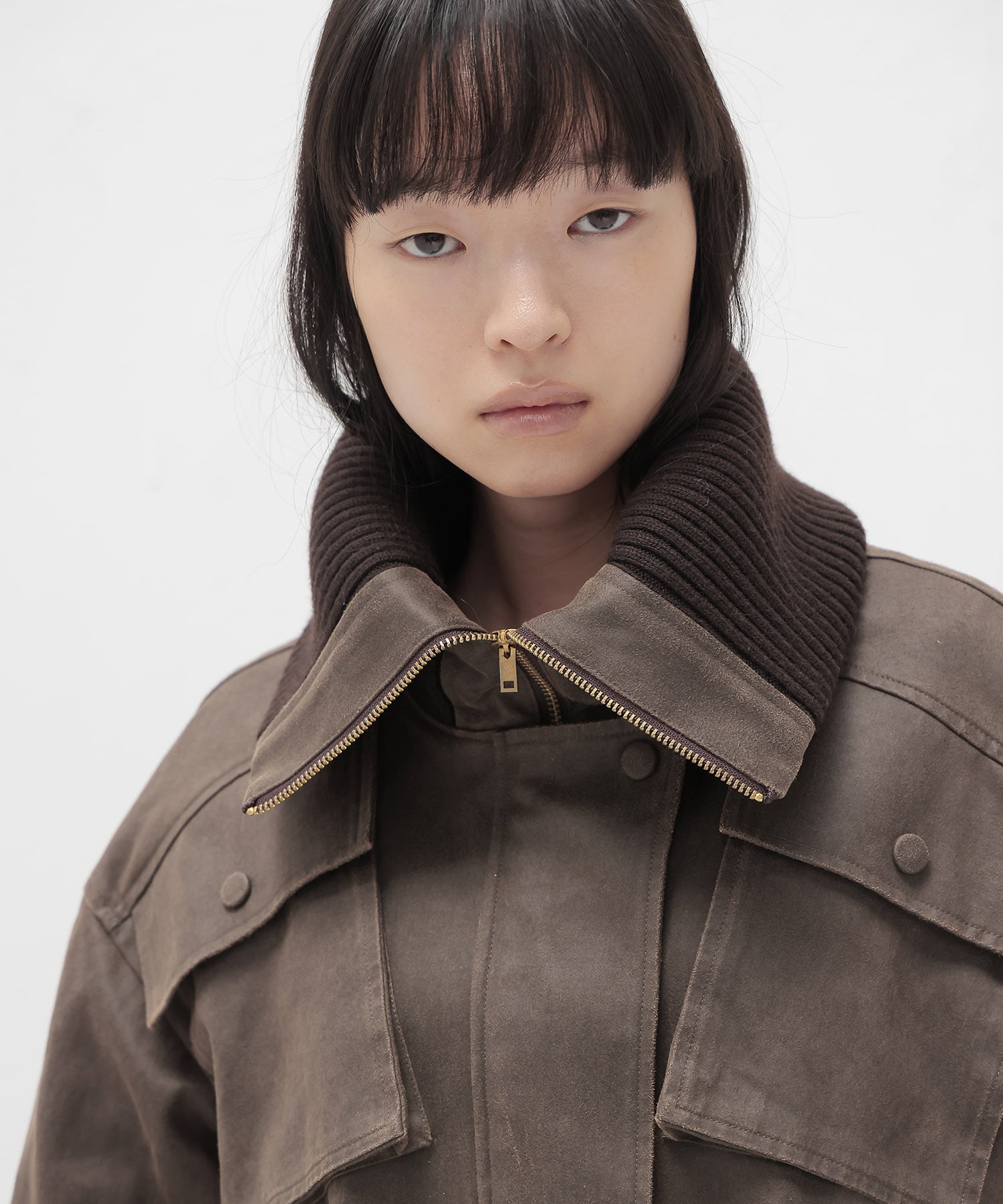 crack vintage short blouson