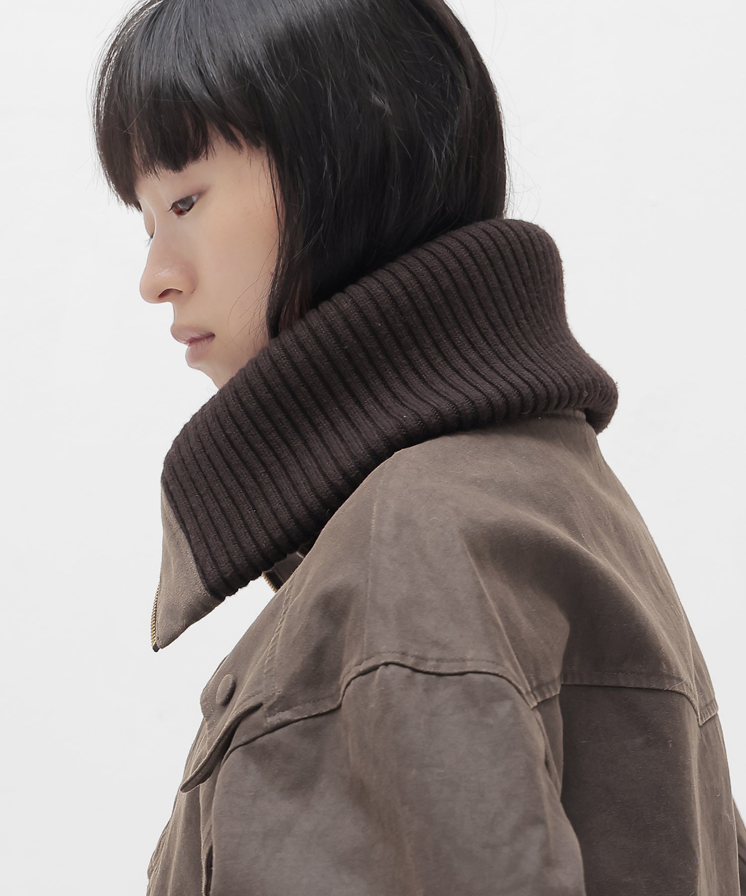 crack vintage short blouson