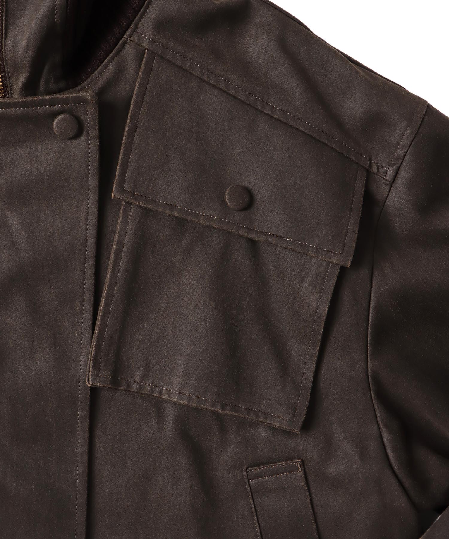 crack vintage short blouson