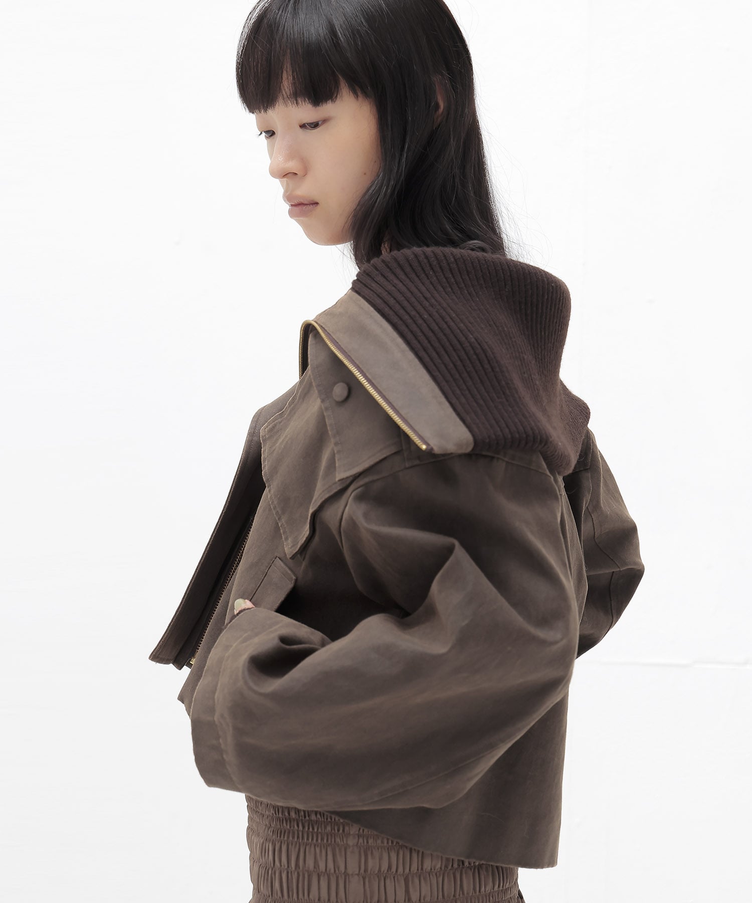 crack vintage short blouson