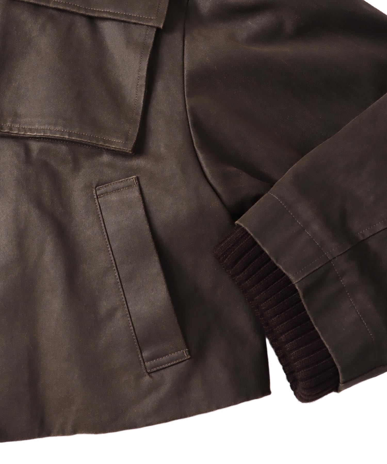crack vintage short blouson