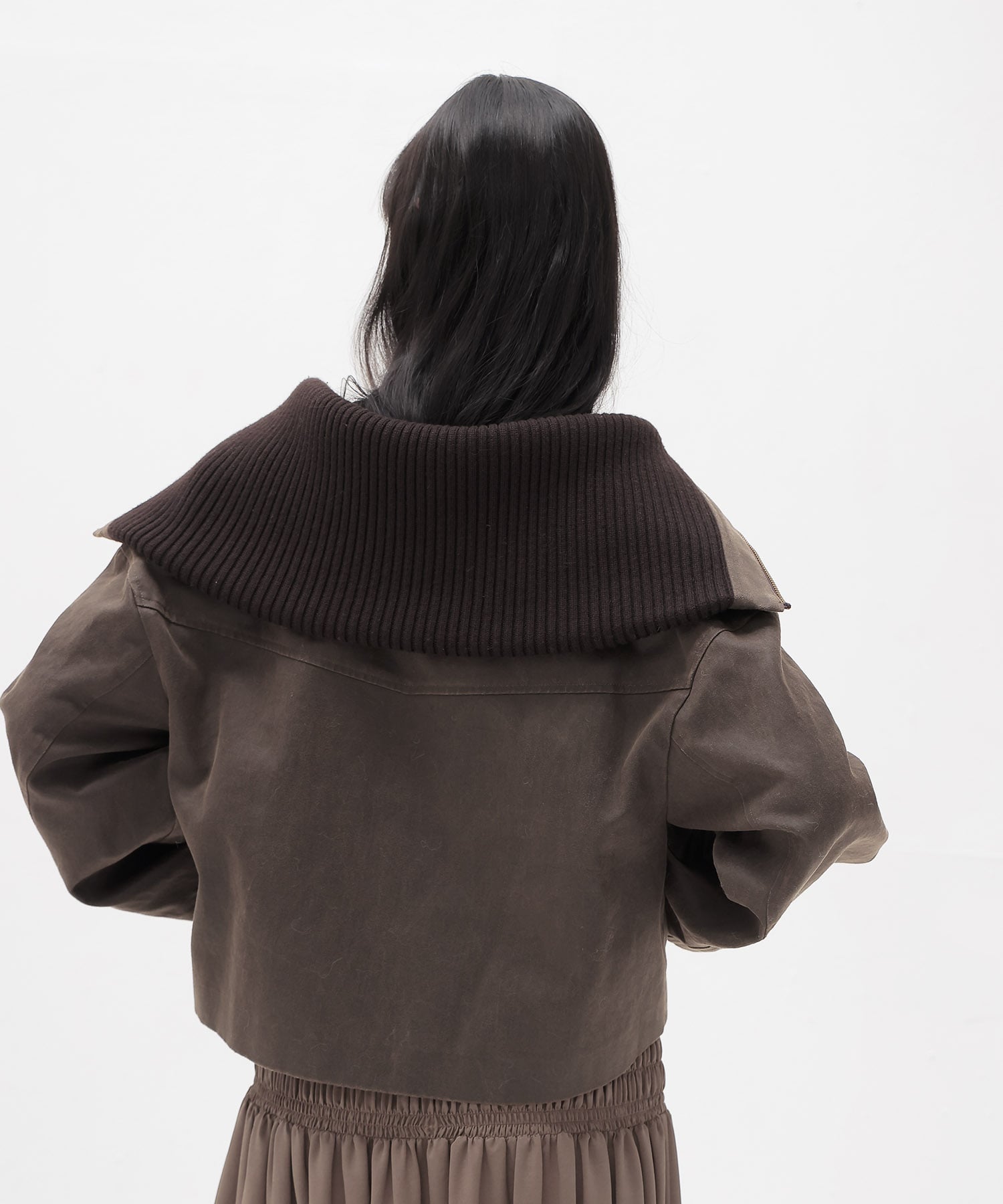 crack vintage short blouson