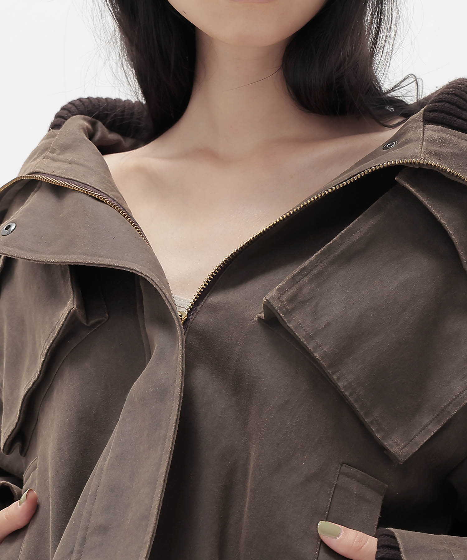 crack vintage short blouson