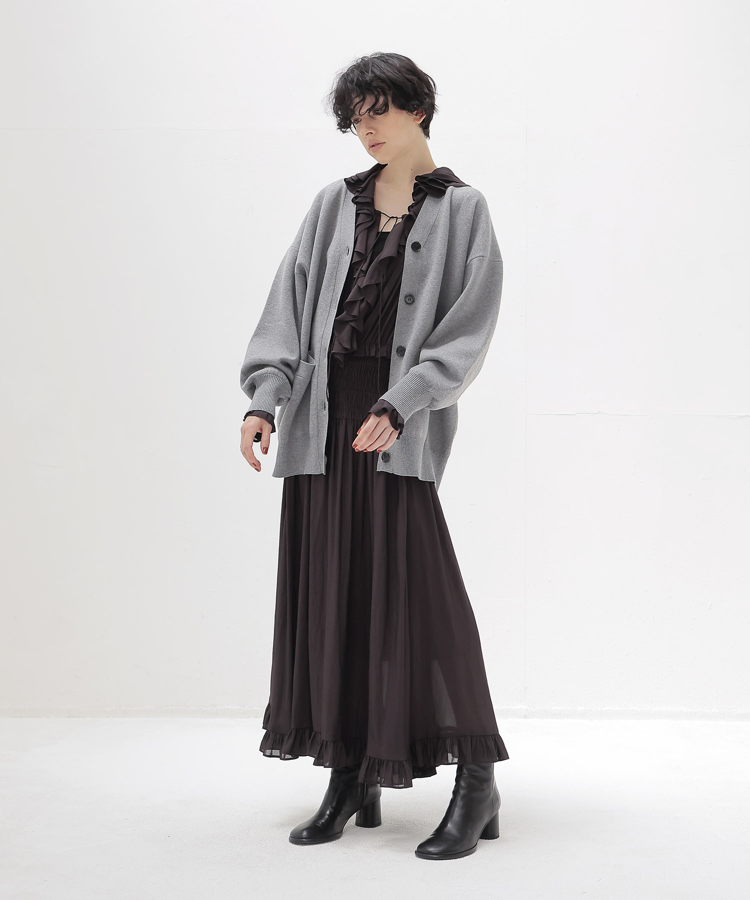 raffle georgette dress