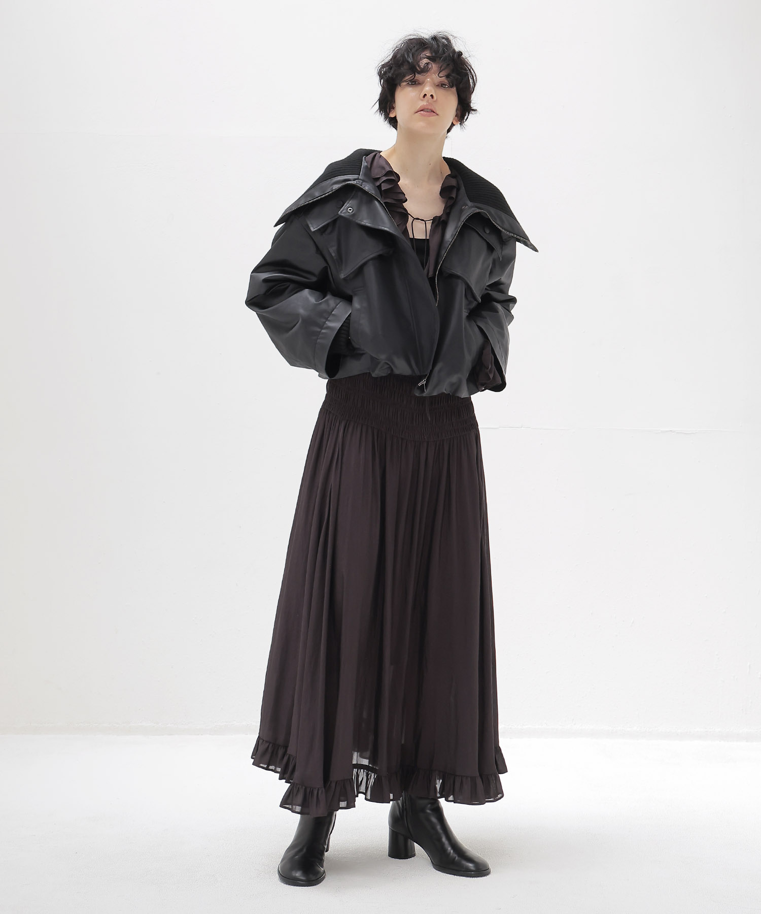 raffle georgette dress