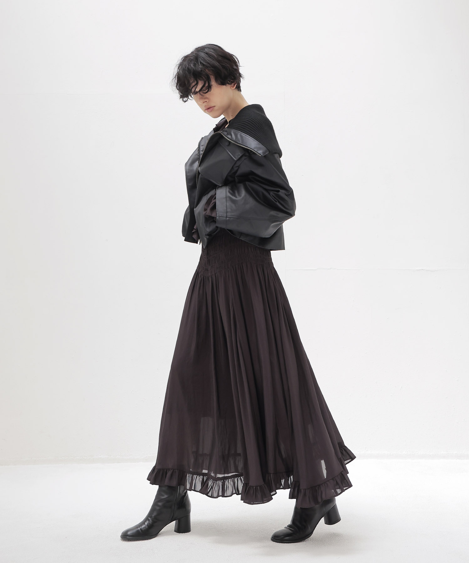 raffle georgette dress