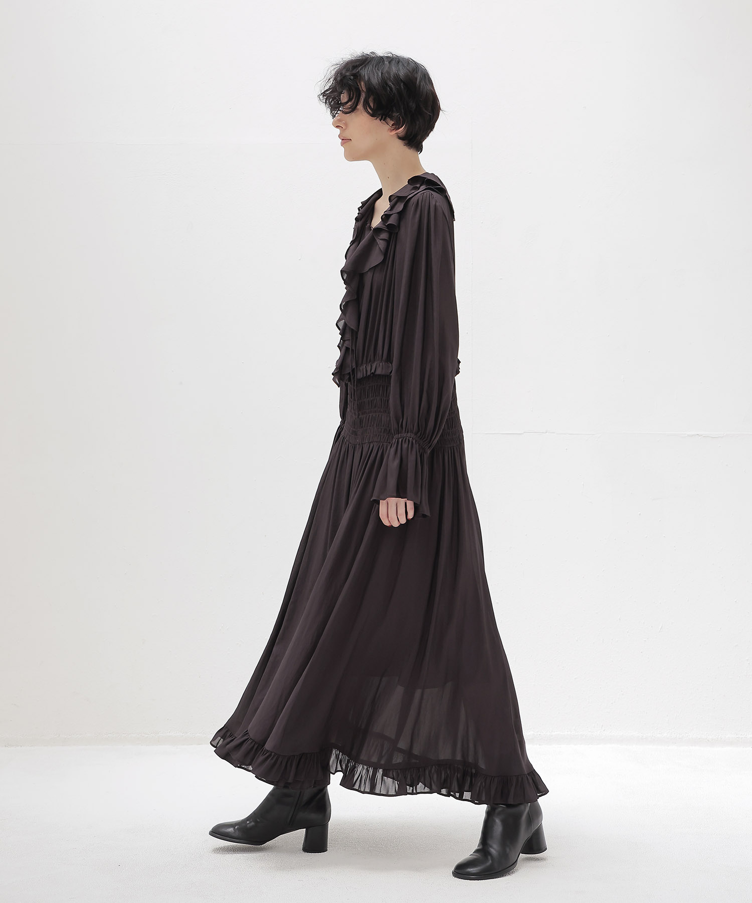 raffle georgette dress