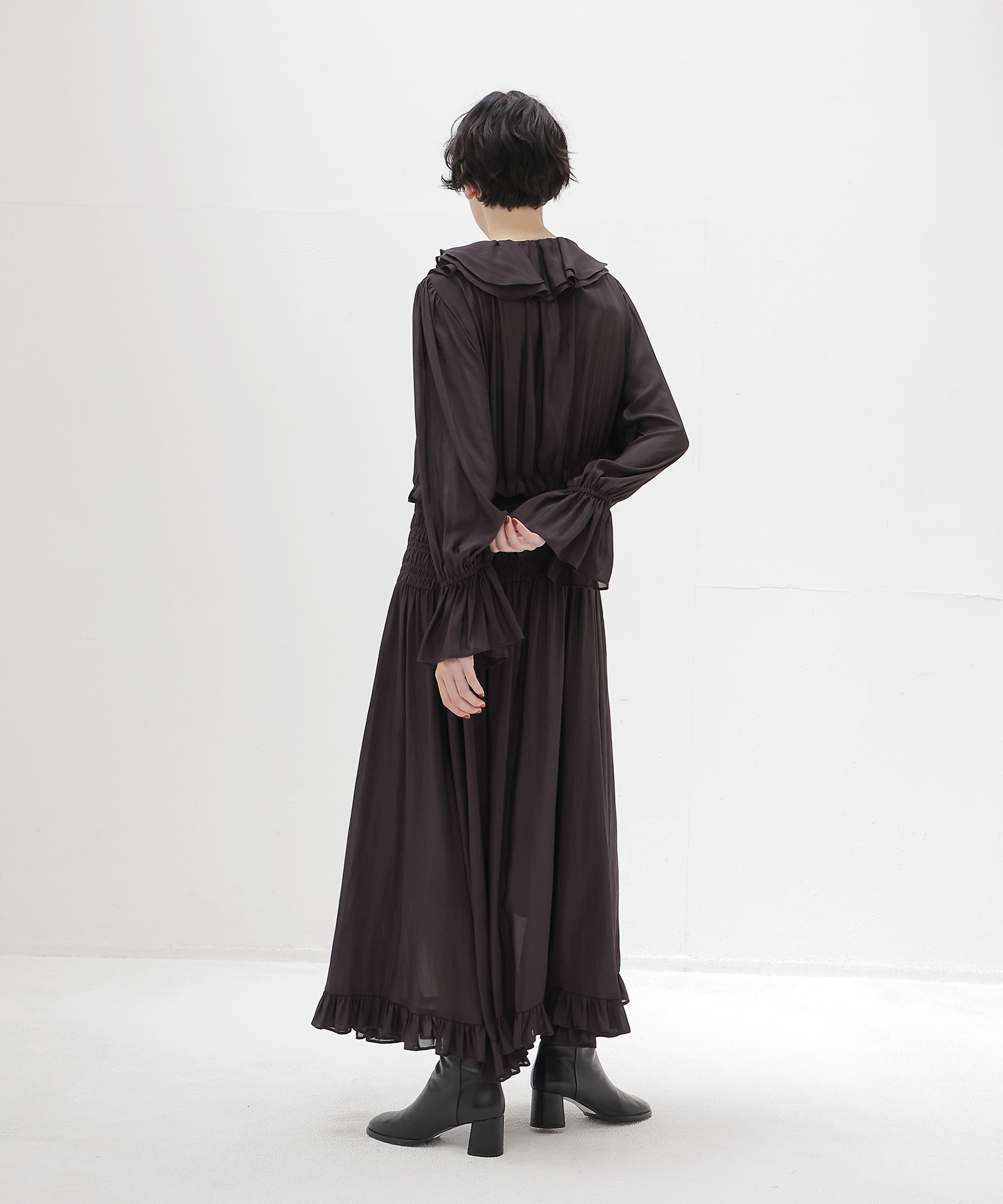 raffle georgette dress