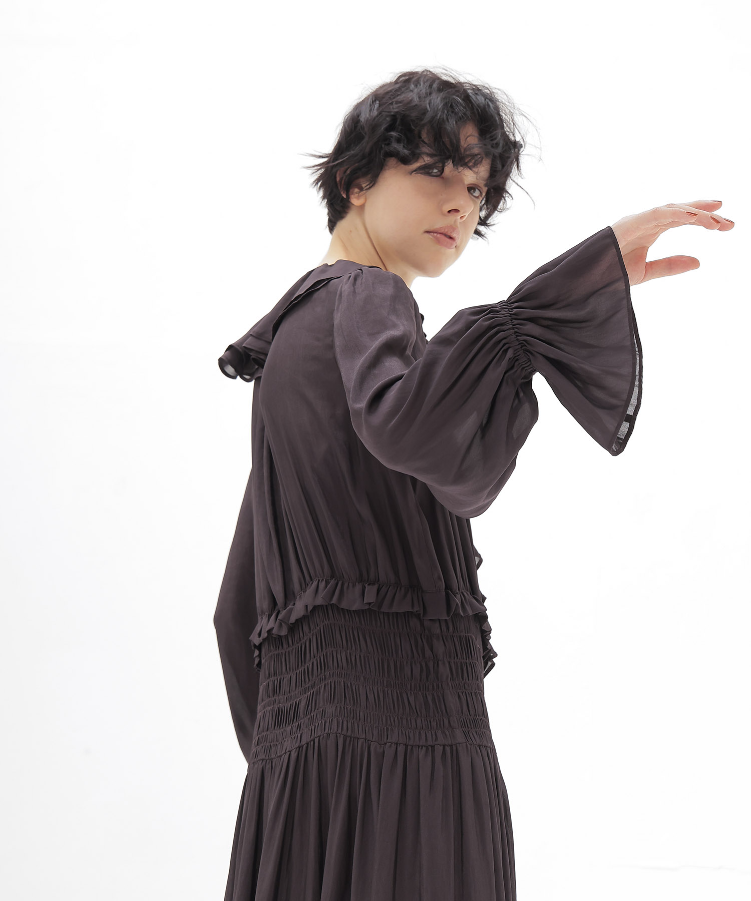 raffle georgette dress