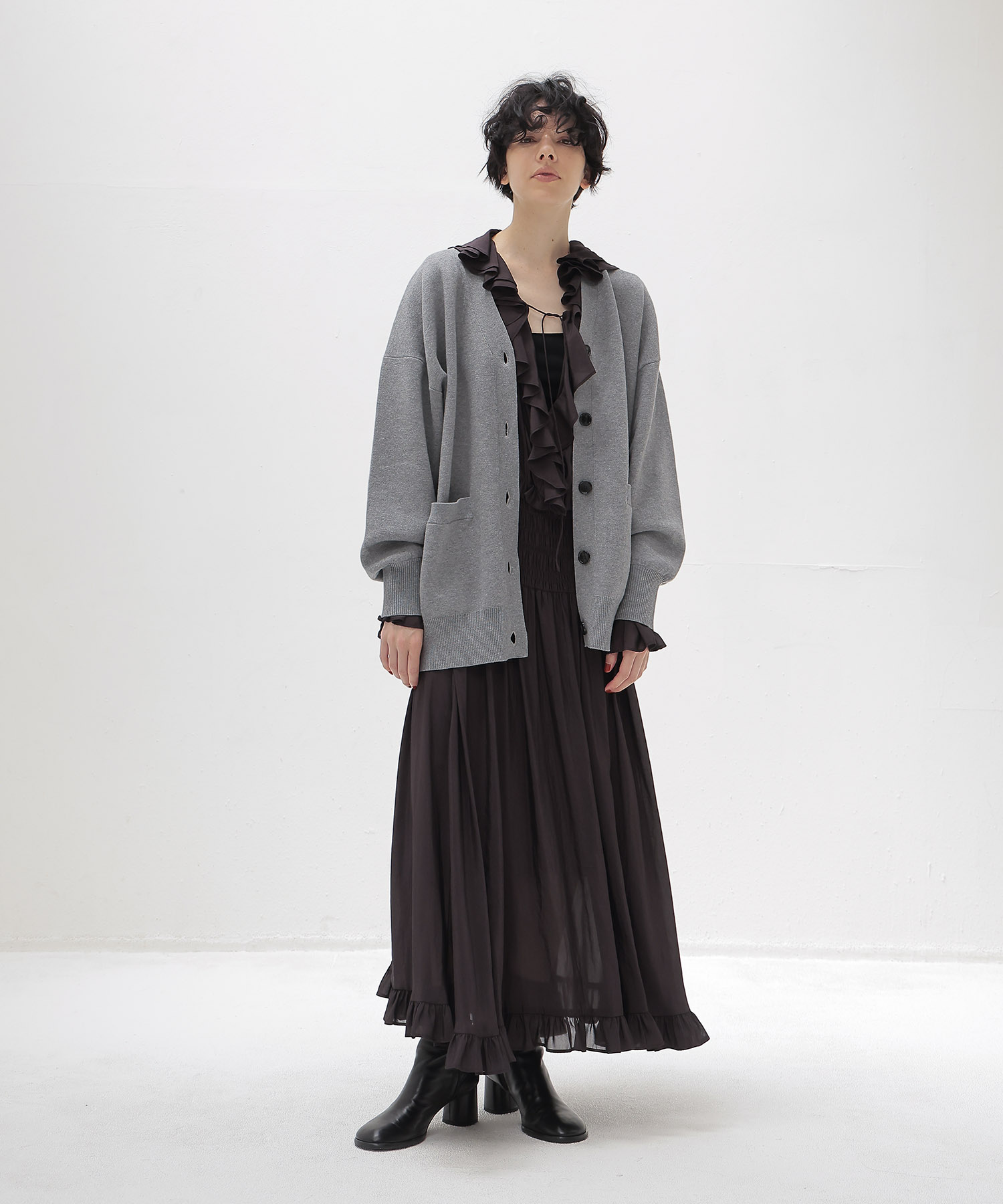 raffle georgette dress