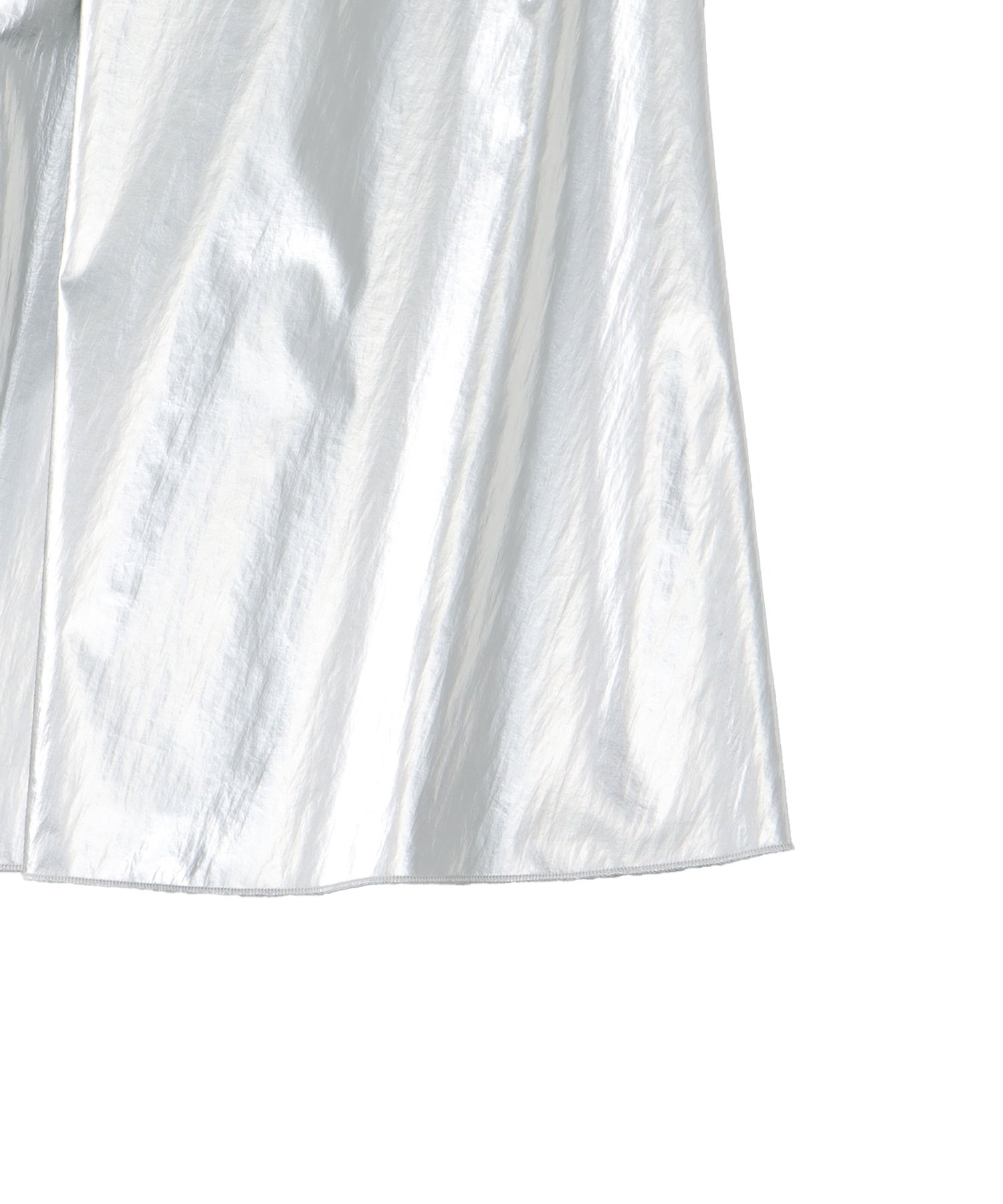 bright coating gather skirt