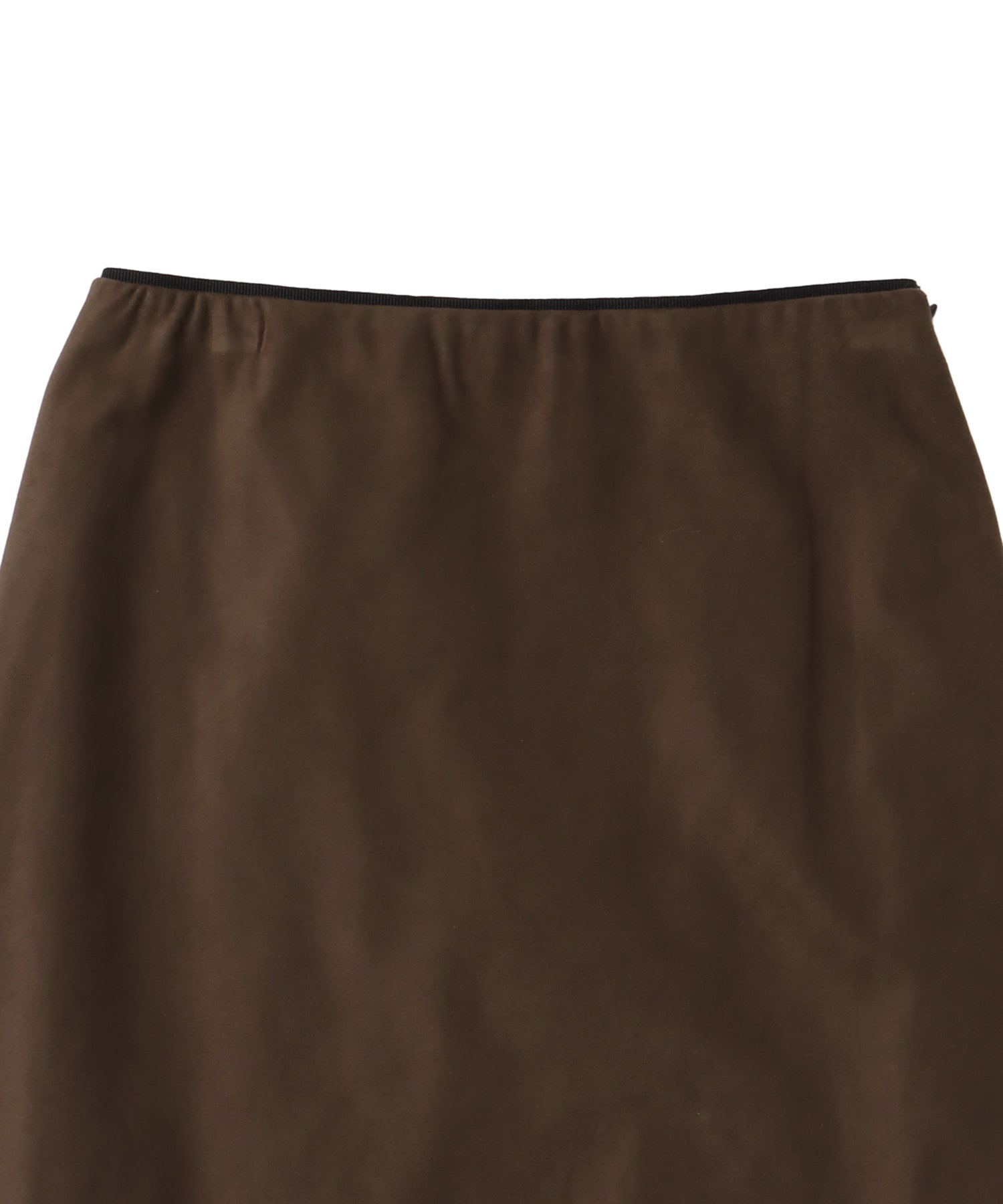suede long skirt