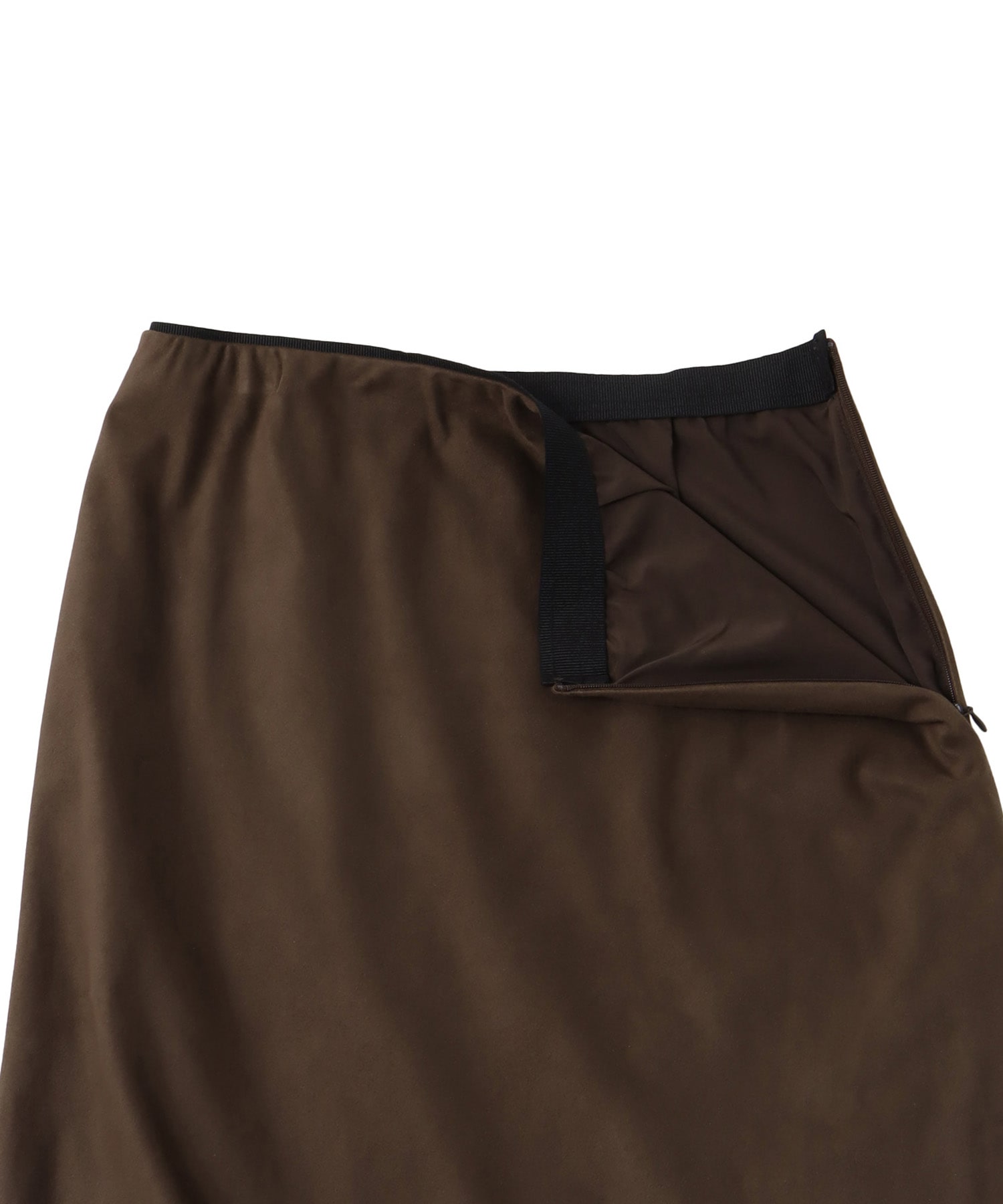 suede long skirt