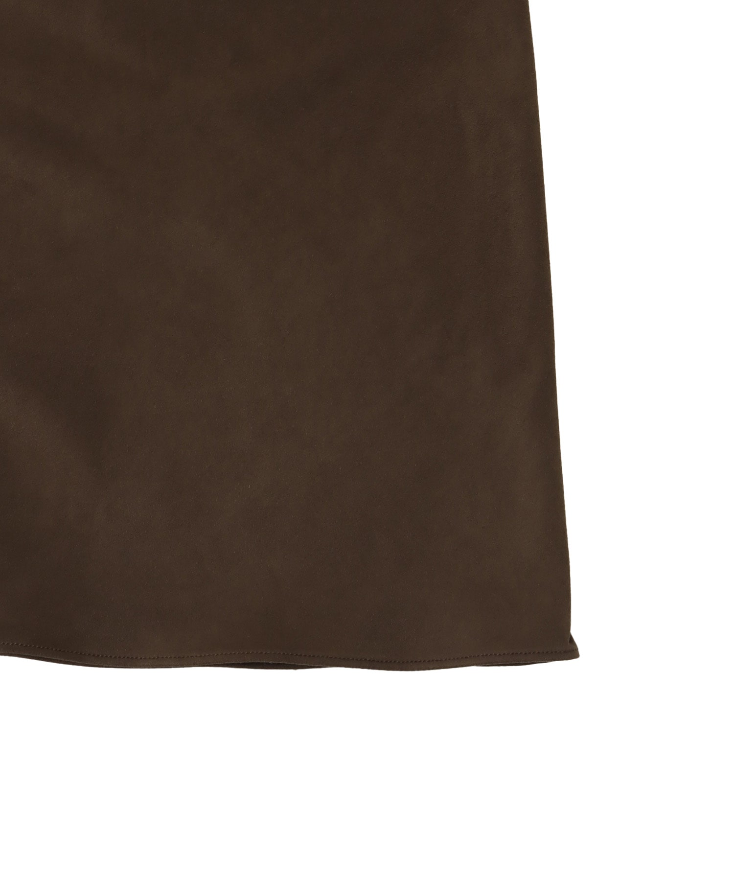 suede long skirt