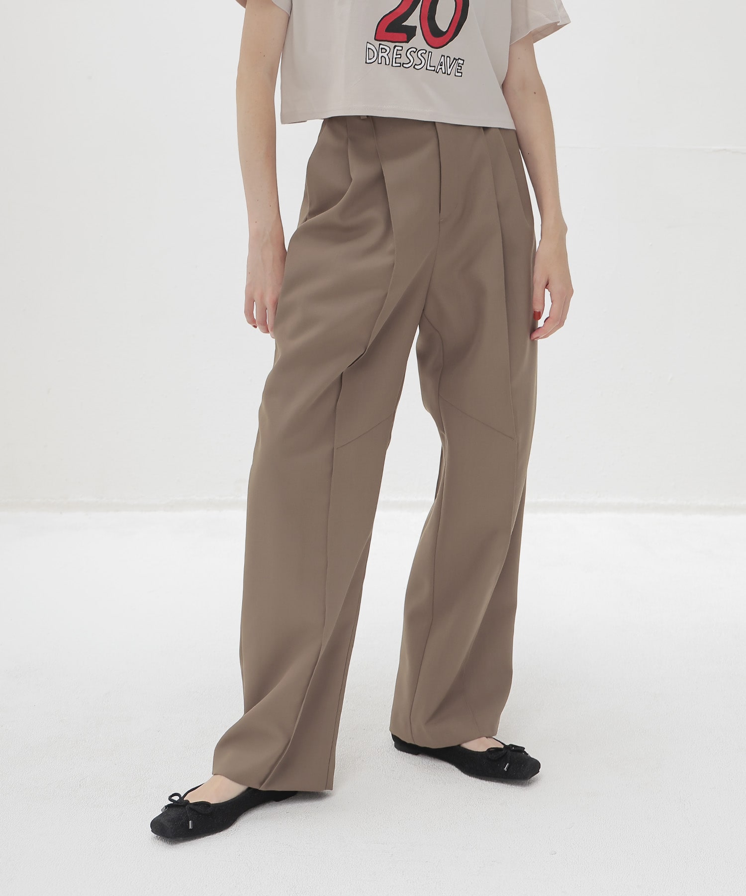 suiting 2tuck trousers