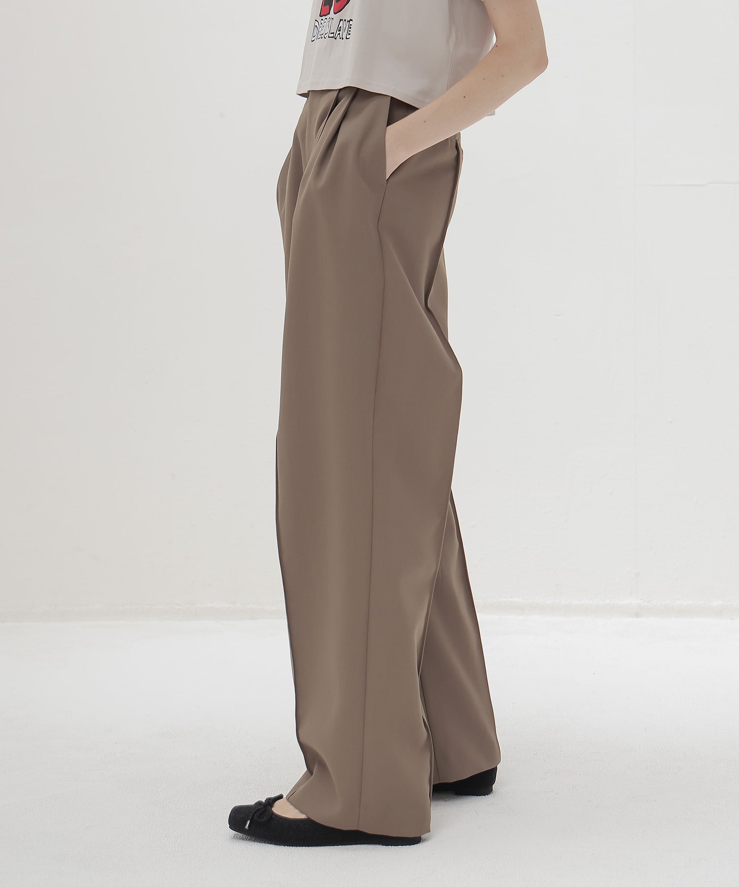 suiting 2tuck trousers