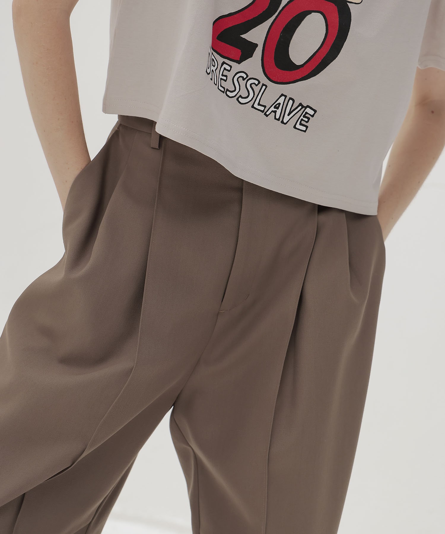 suiting 2tuck trousers