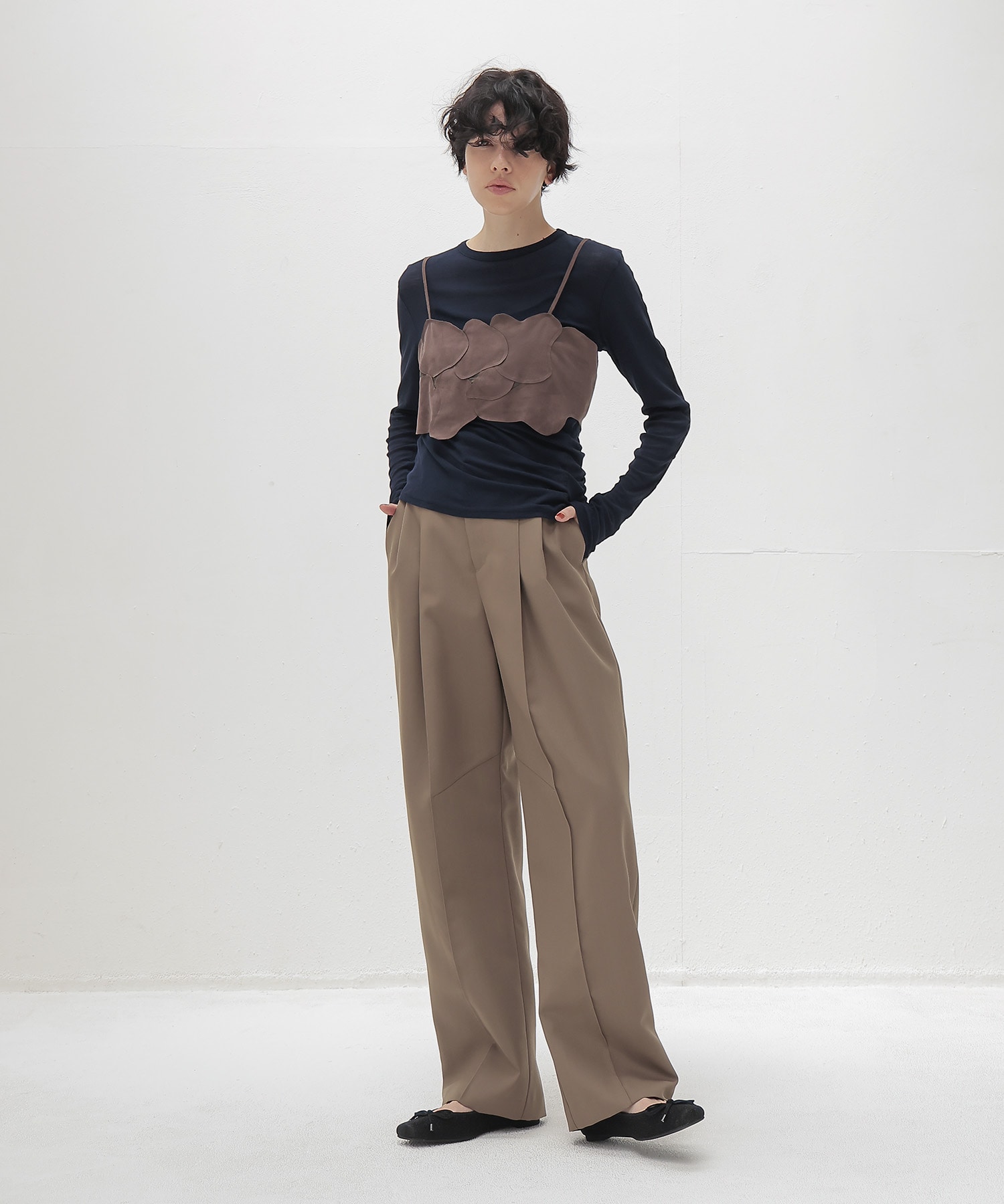 suiting 2tuck trousers