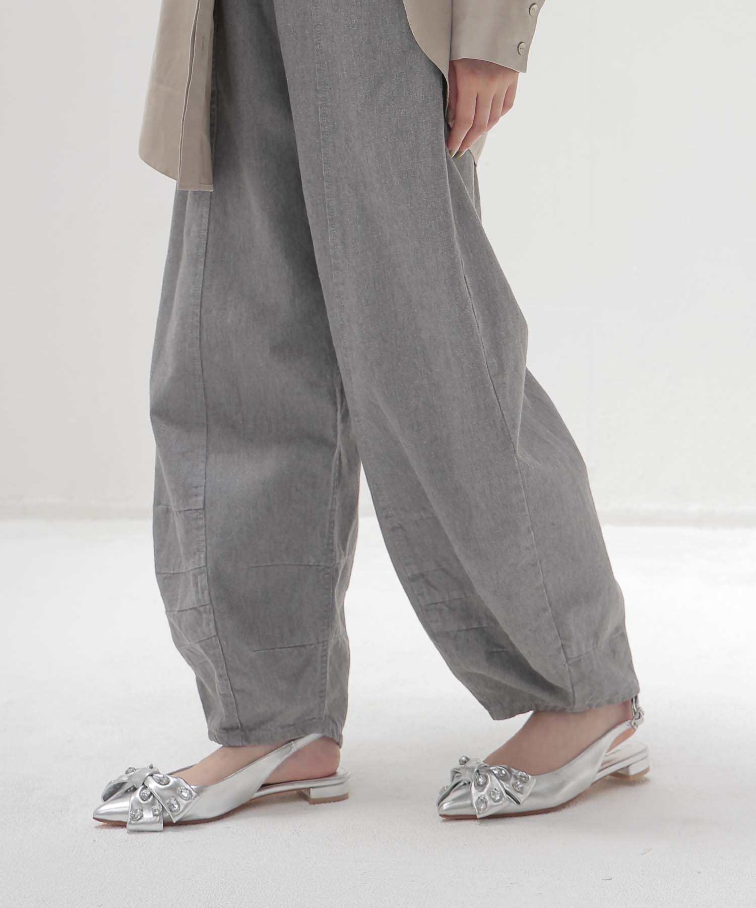 carrot grey denim