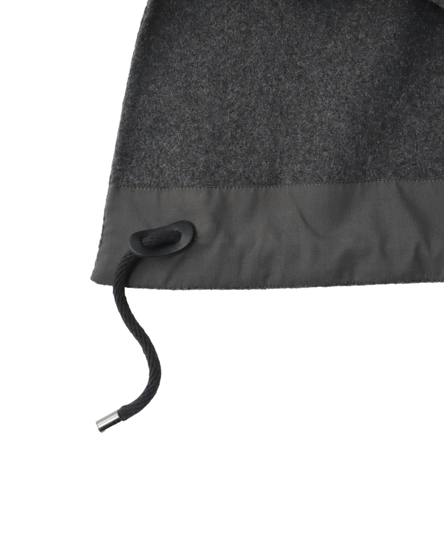 beaver long zip rever short coat