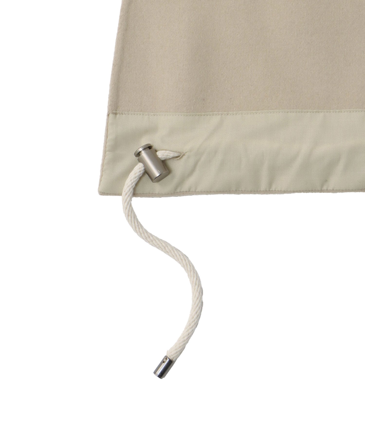 beaver long zip rever short coat