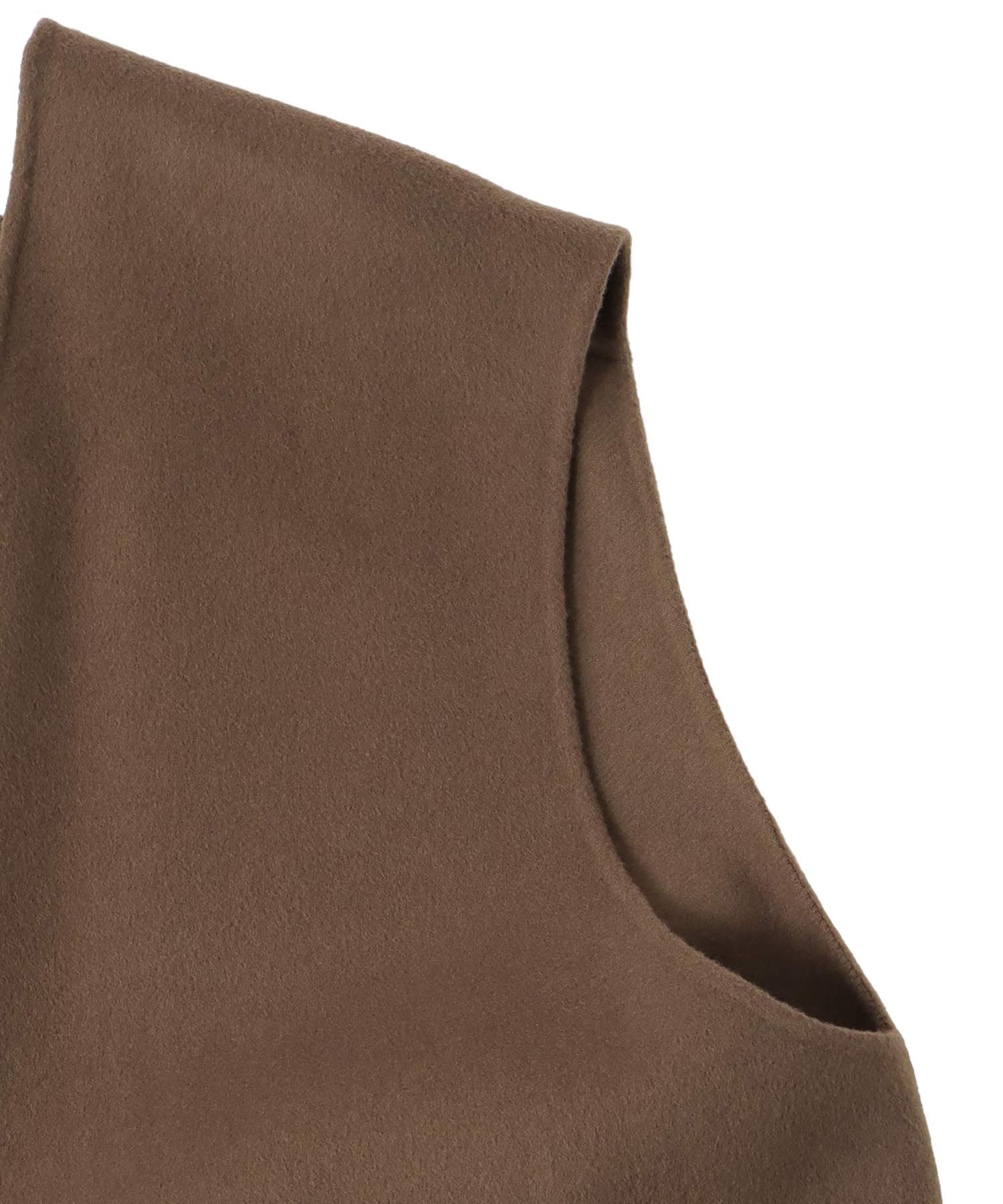 egg shape long gilet
