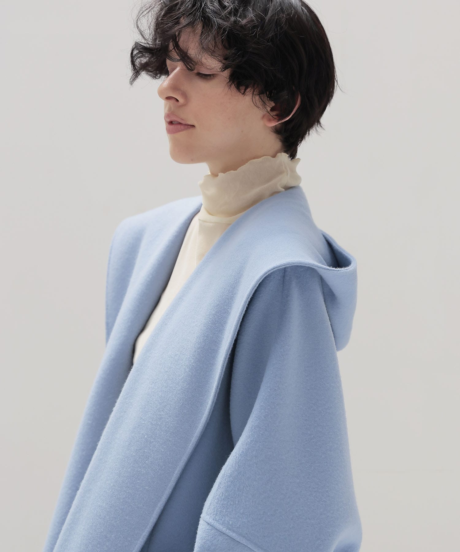 hood middle rever gown