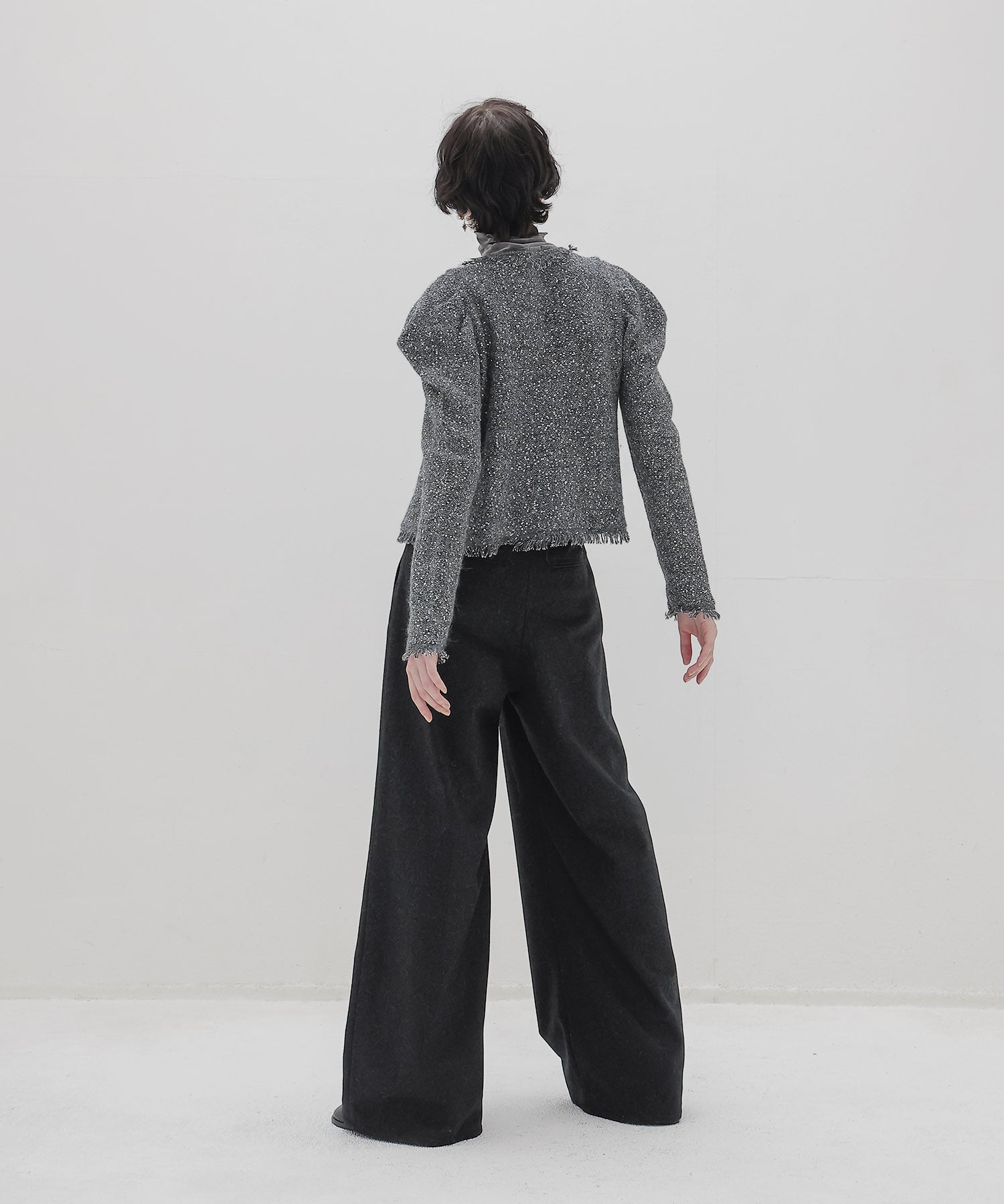 sequins lame cardigan
