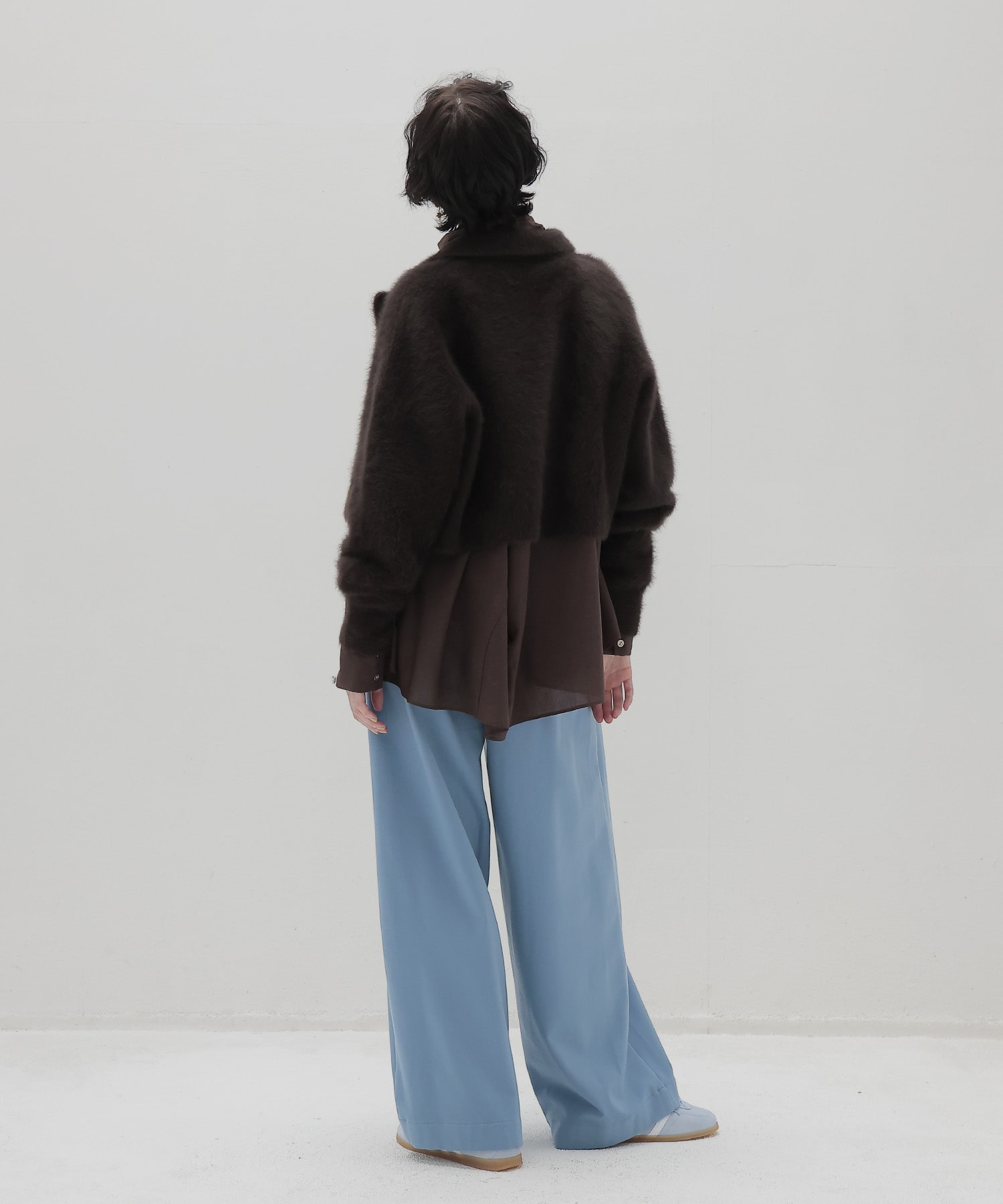 fox cashmere short ｗ jacket