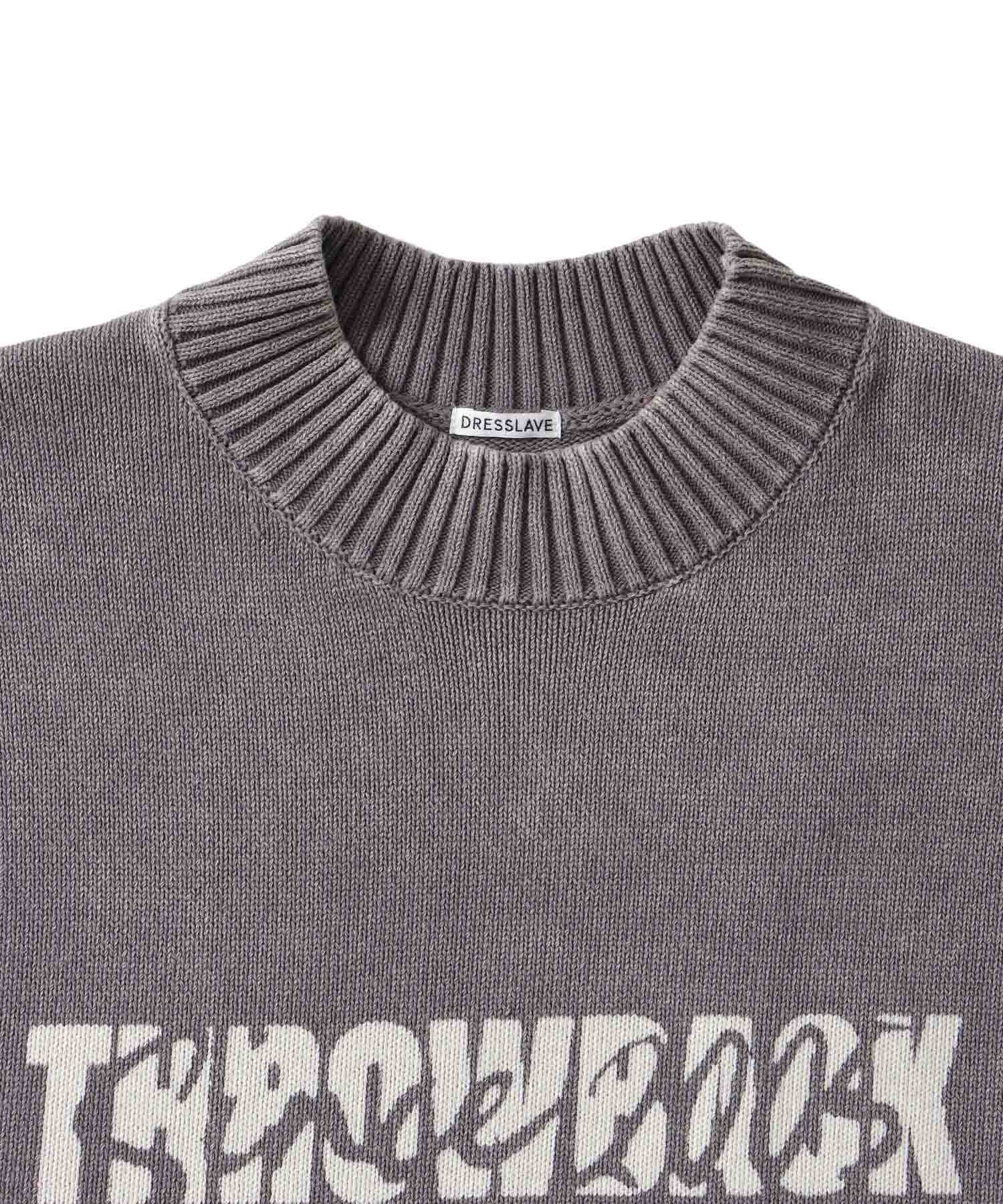 dicharge printing logo knit