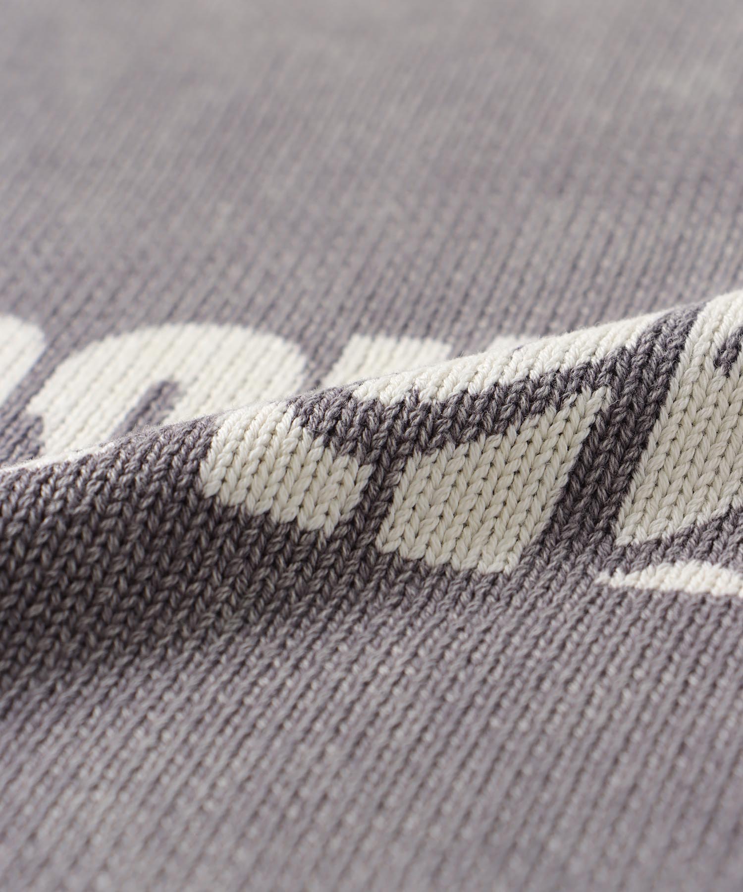 dicharge printing logo knit