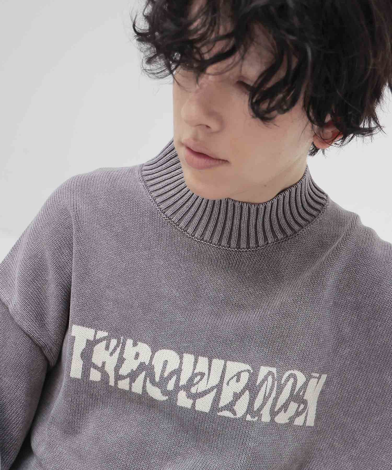 dicharge printing logo knit