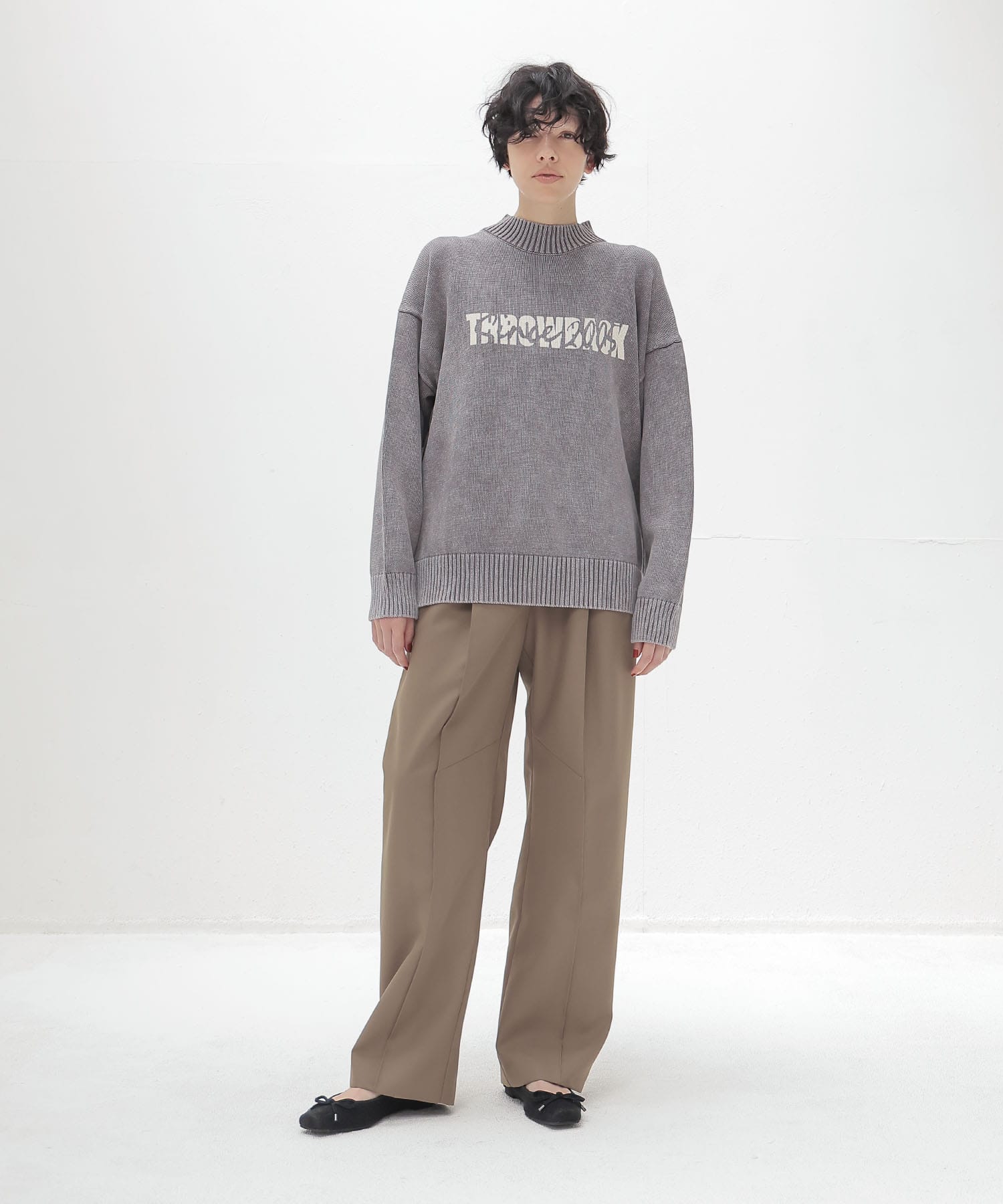 dicharge printing logo knit