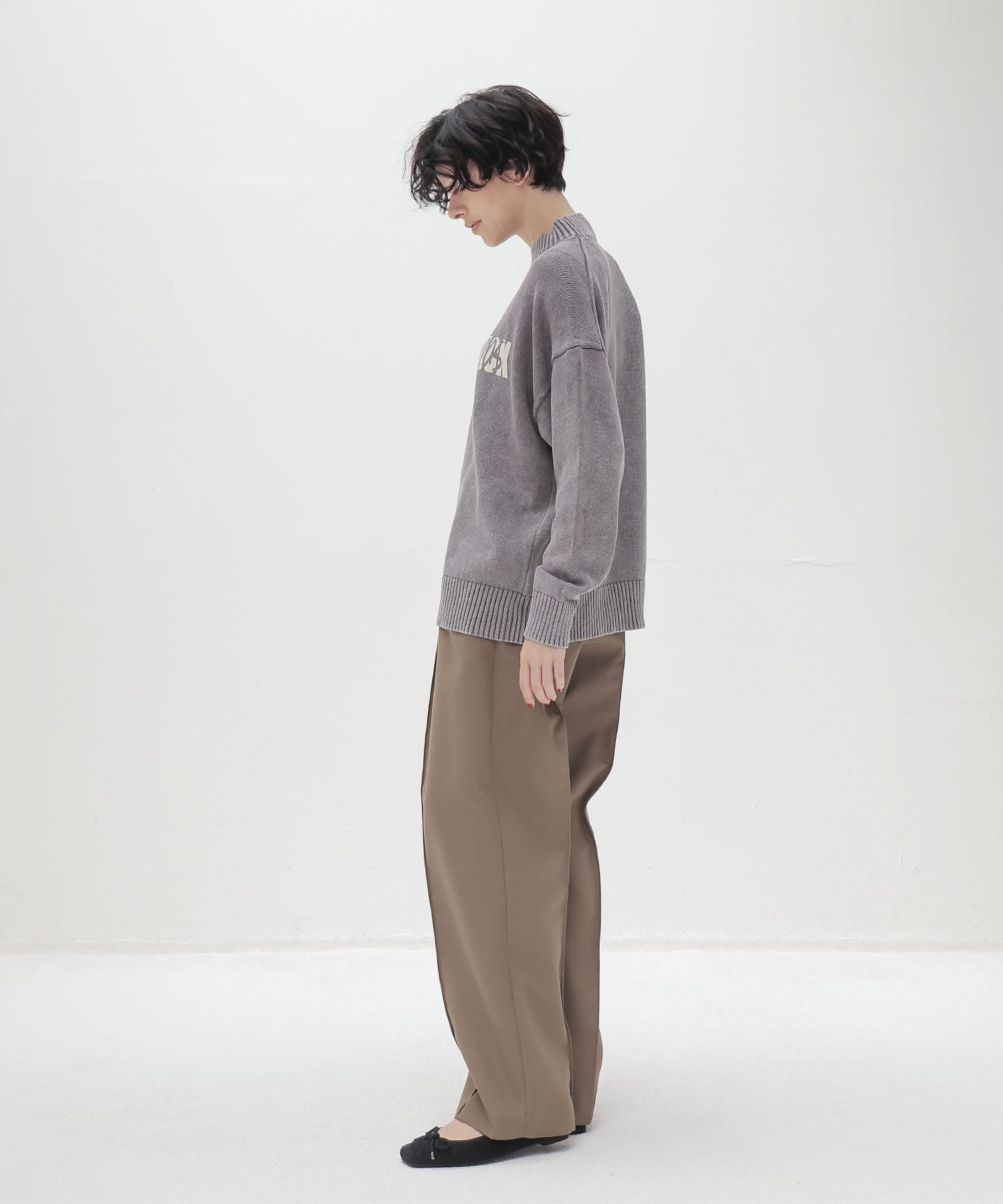 dicharge printing logo knit
