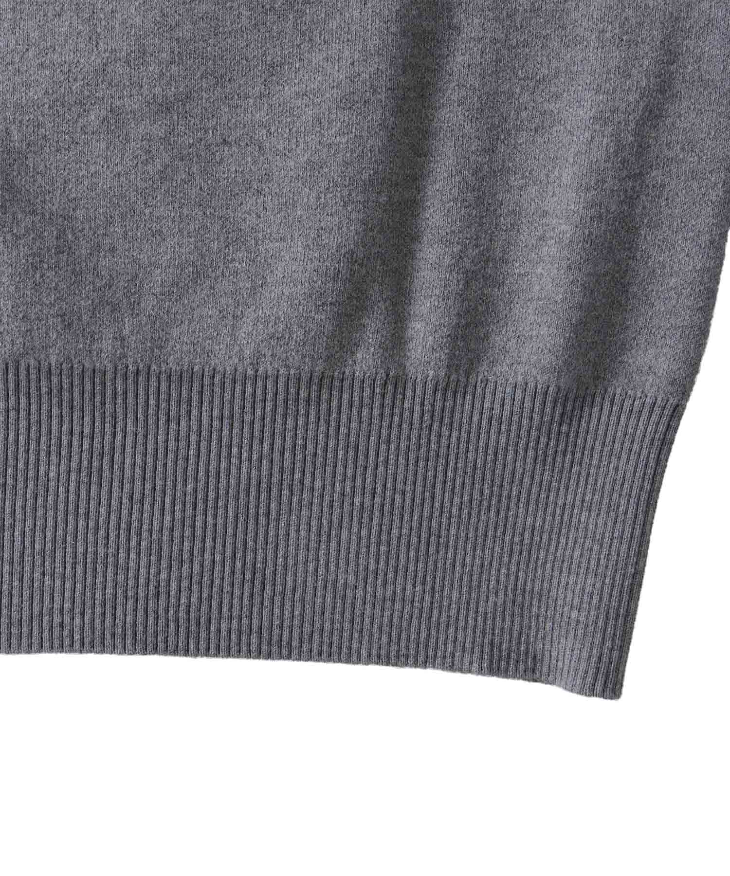 cotton cashmere Vneck cardigan