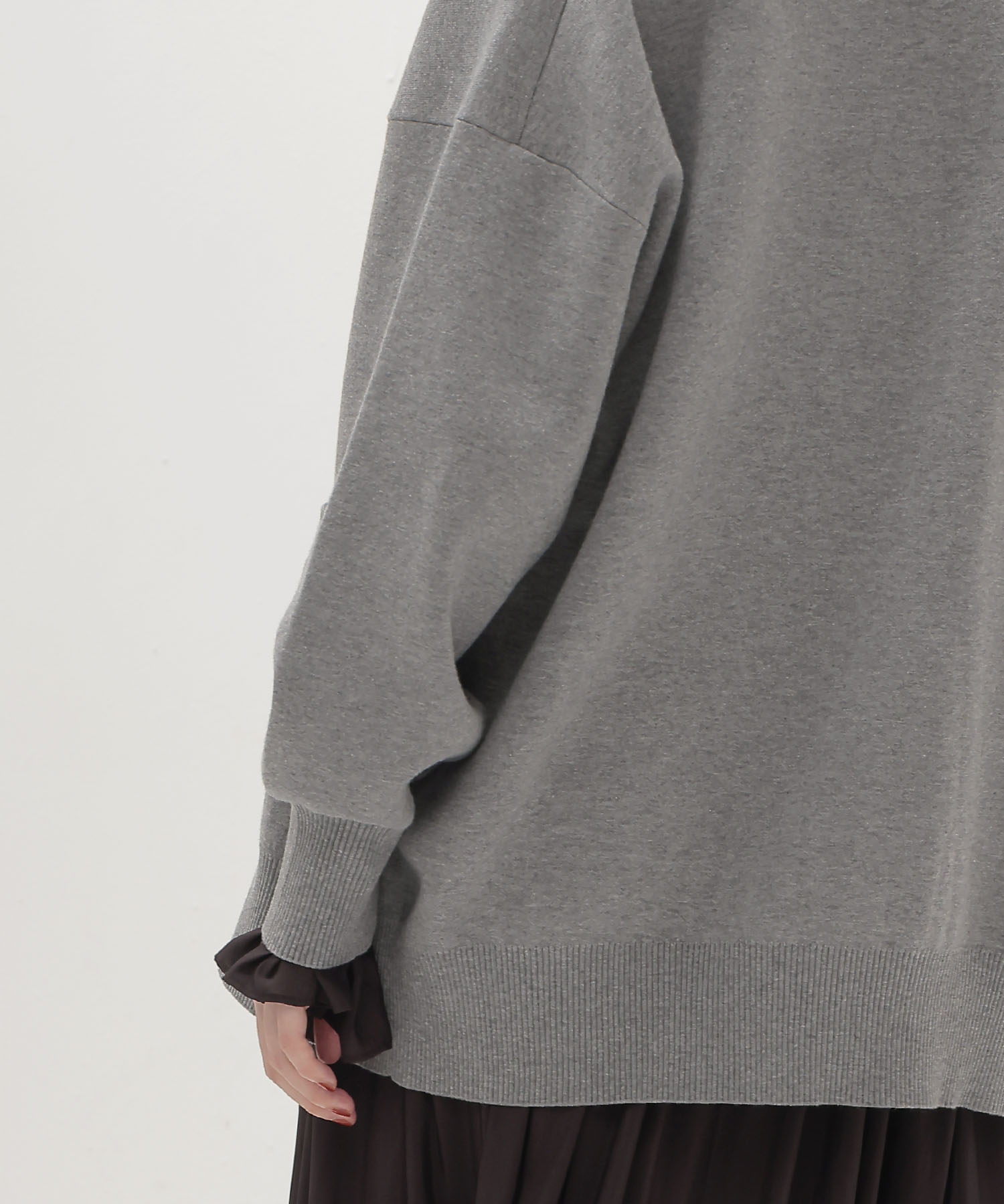 cotton cashmere Vneck cardigan