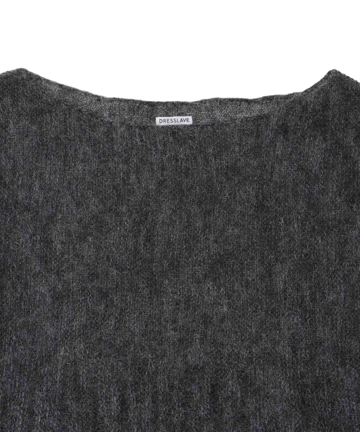 sheer mohair petal knit