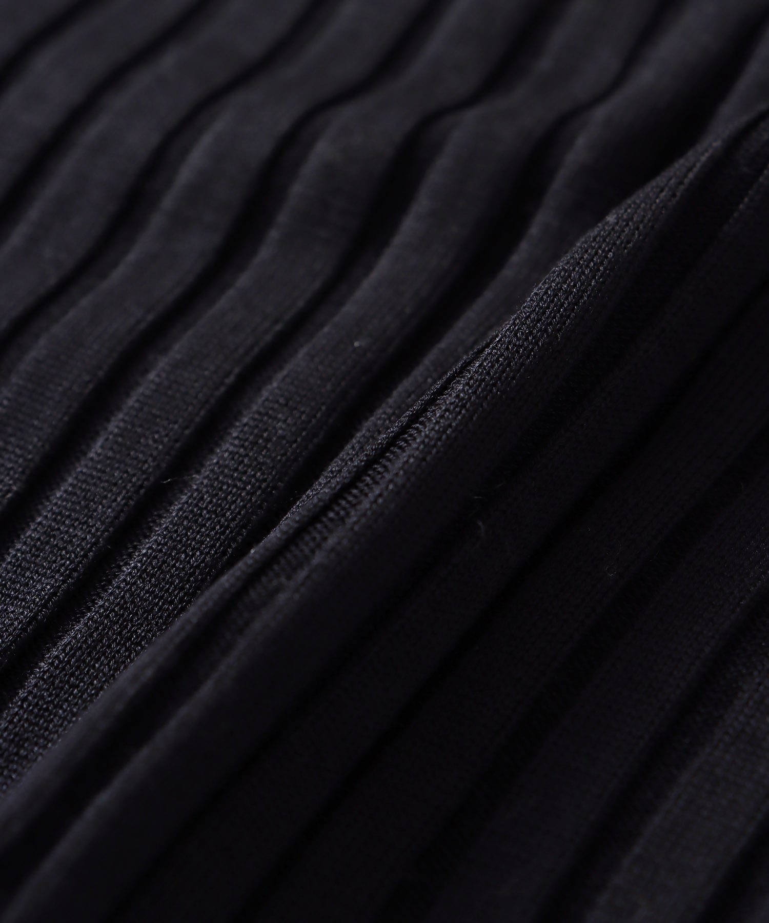 high twist silk wide rib pullover