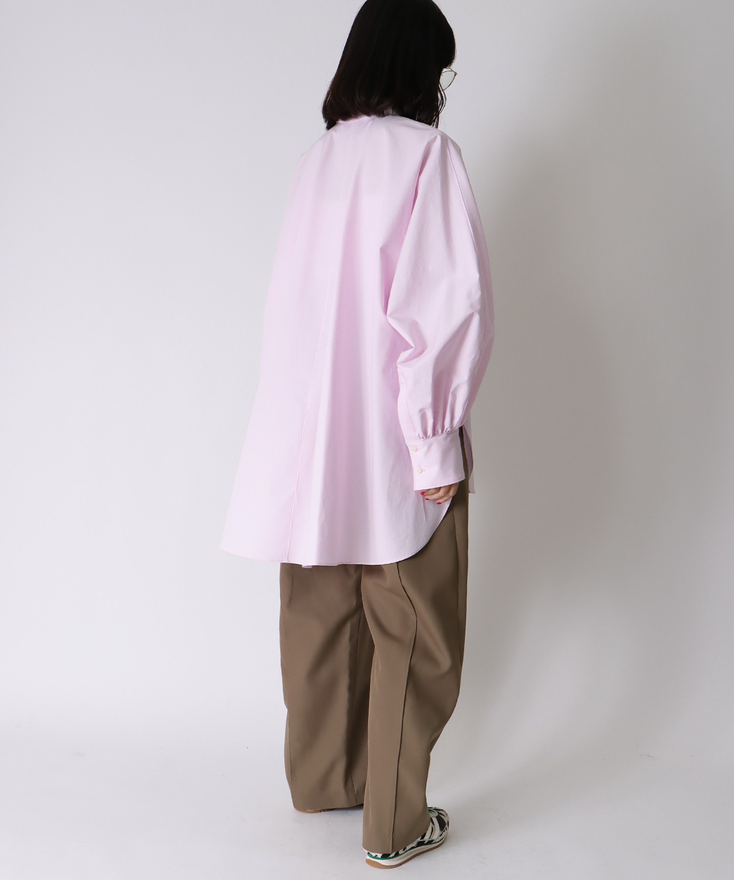 dolman gathers sleeve shirt