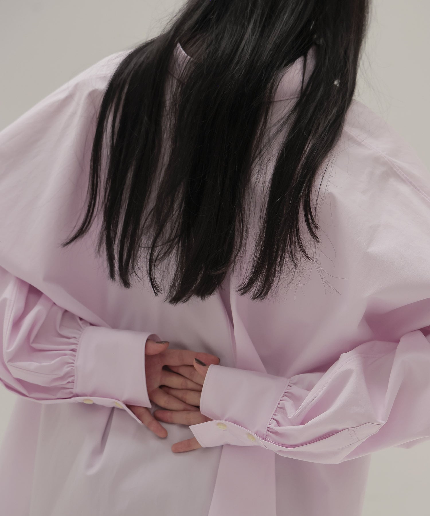dolman gathers sleeve shirt