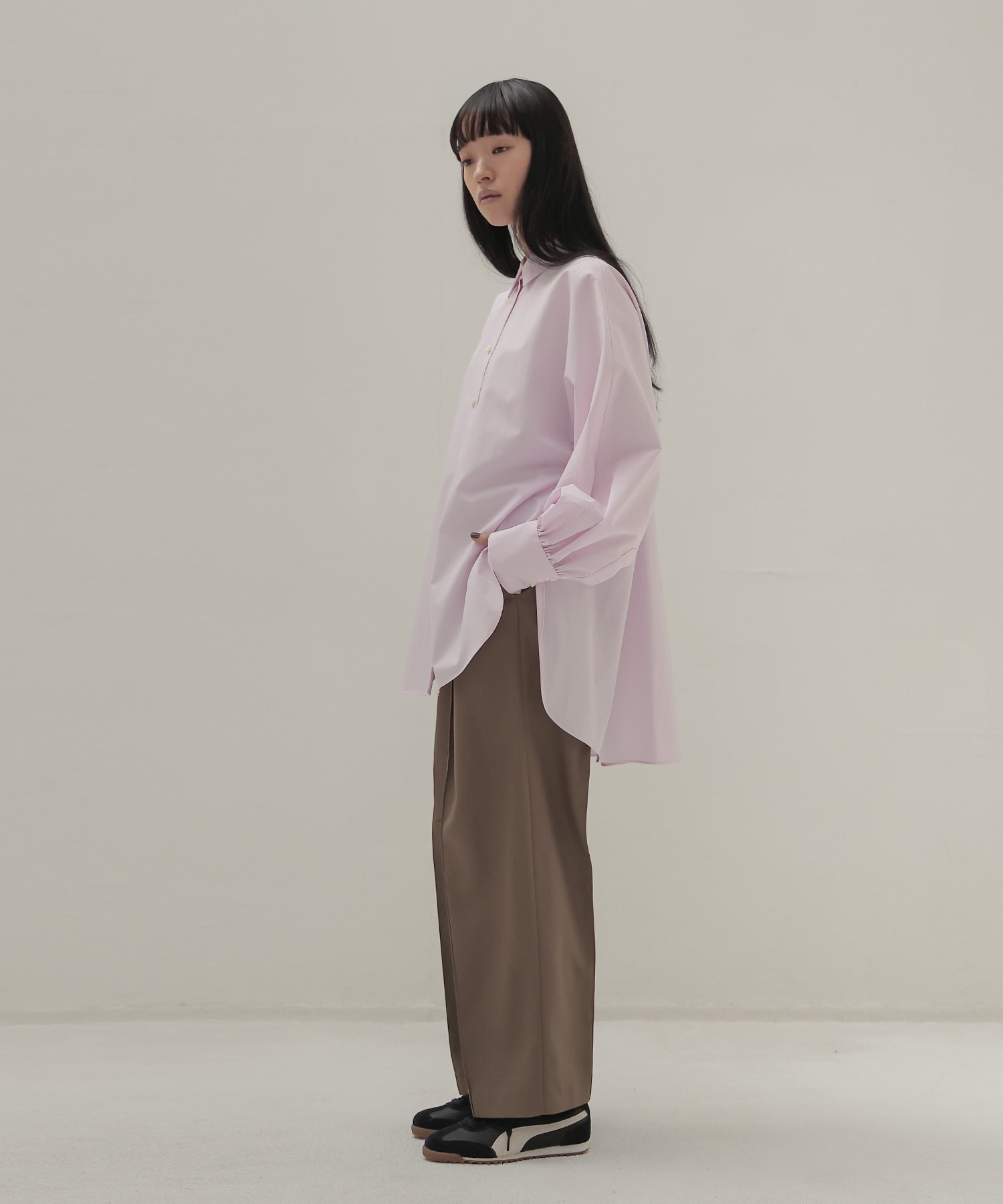 dolman gathers sleeve shirt