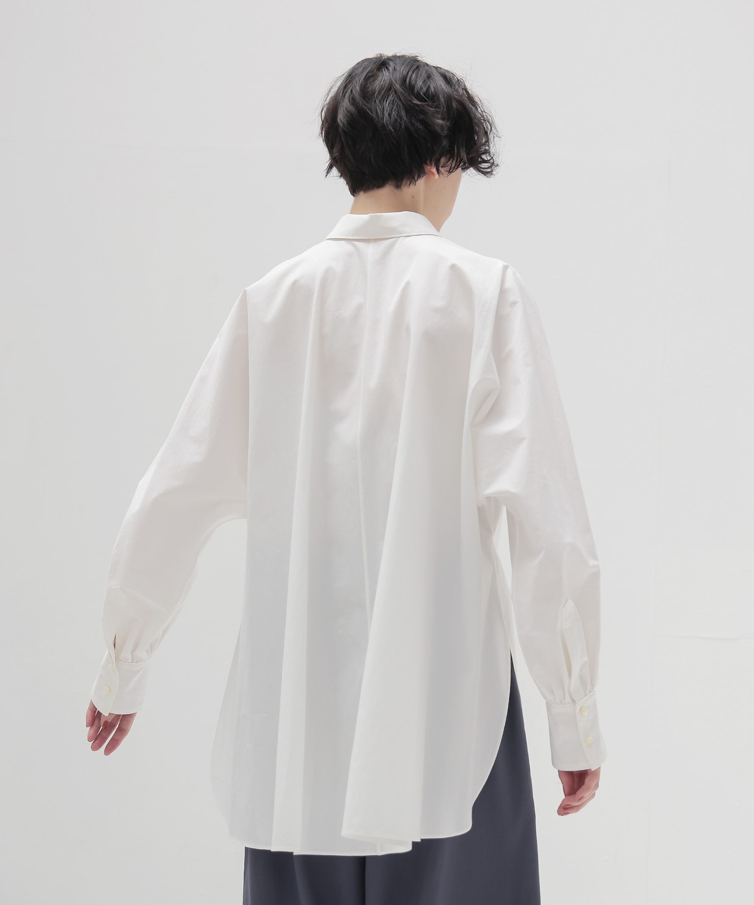 dolman gathers sleeve shirt
