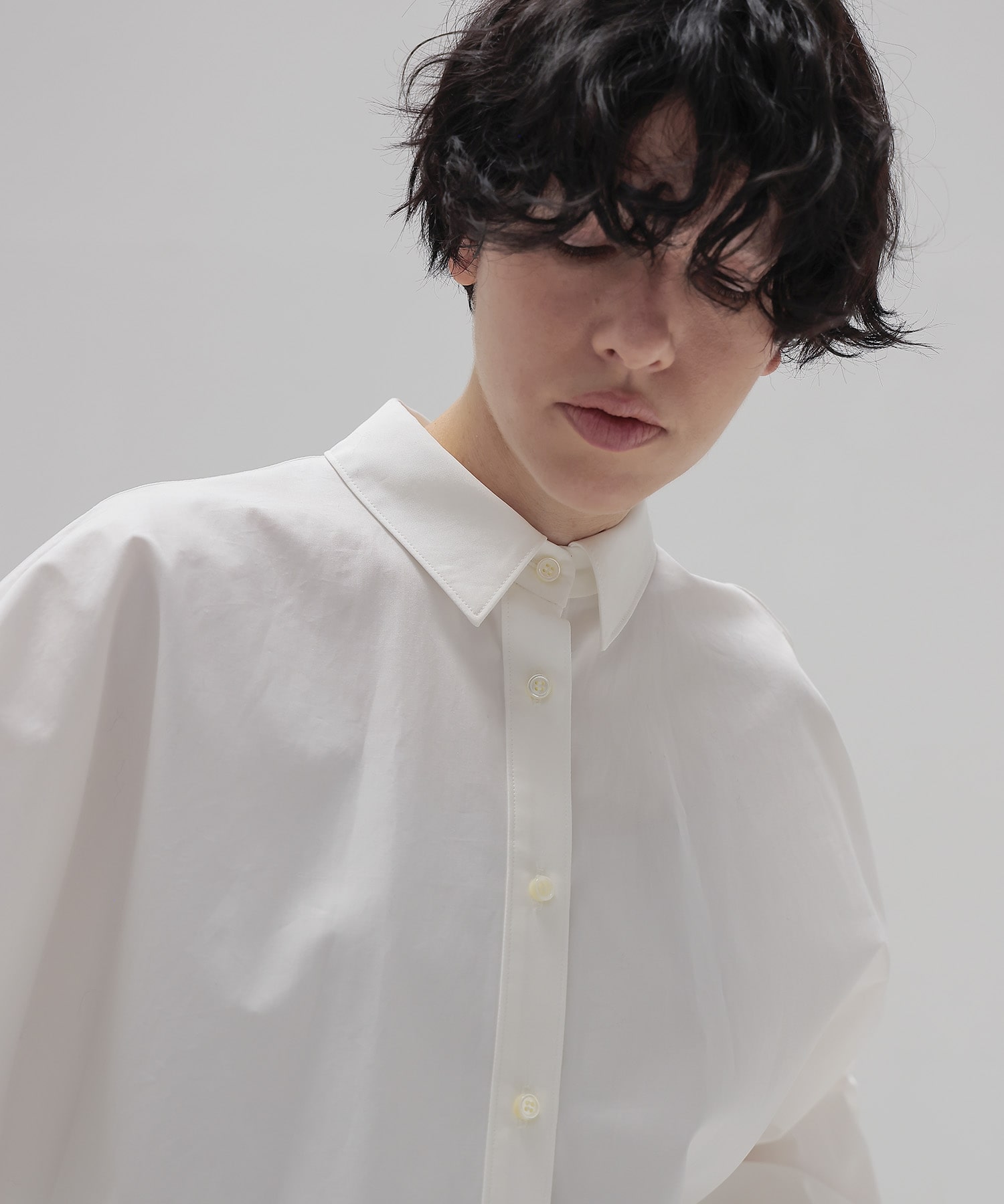 dolman gathers sleeve shirt