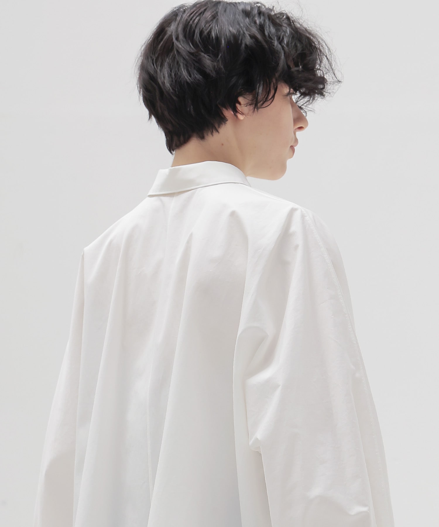 dolman gathers sleeve shirt