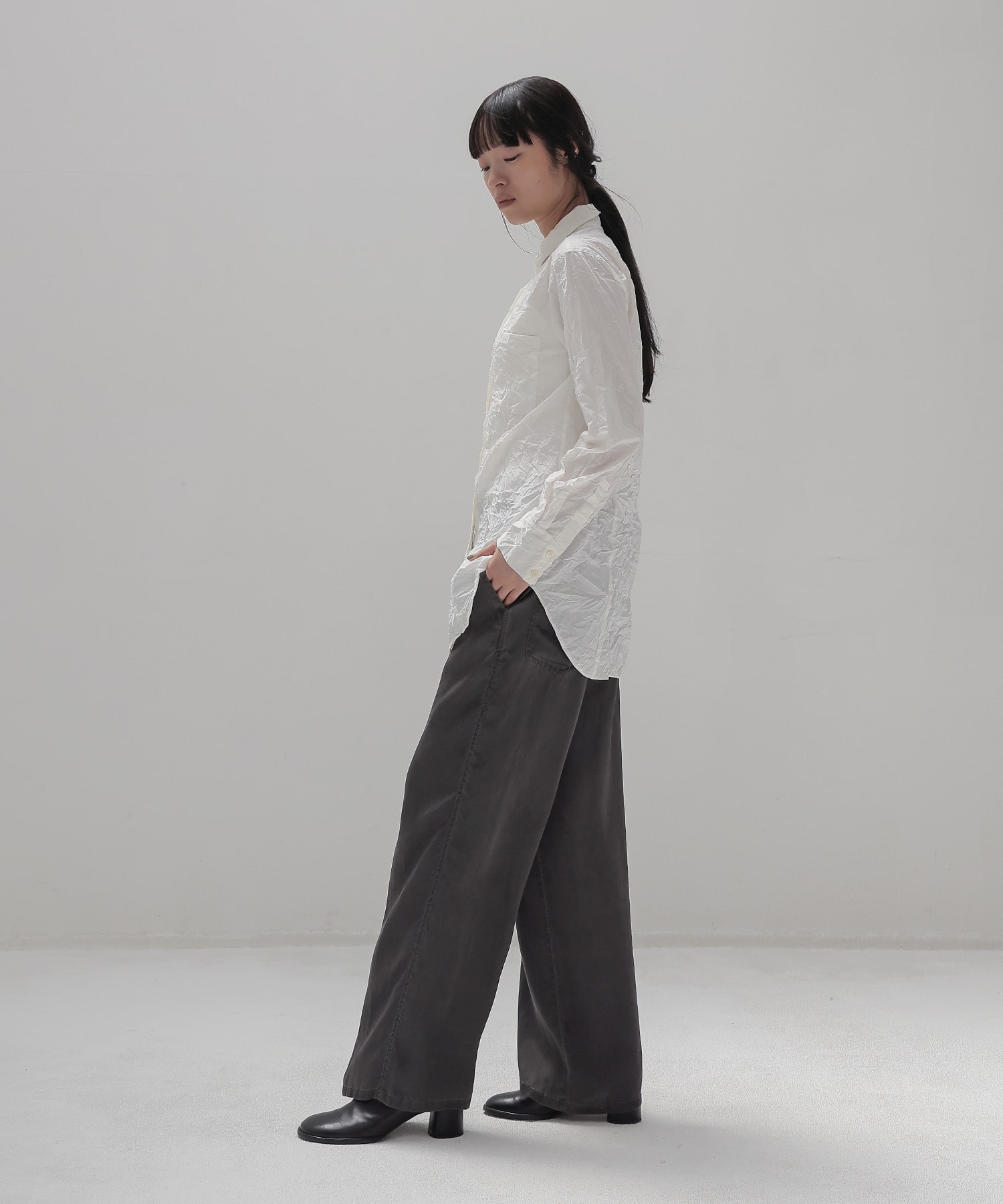 catch washer long & lean shirt